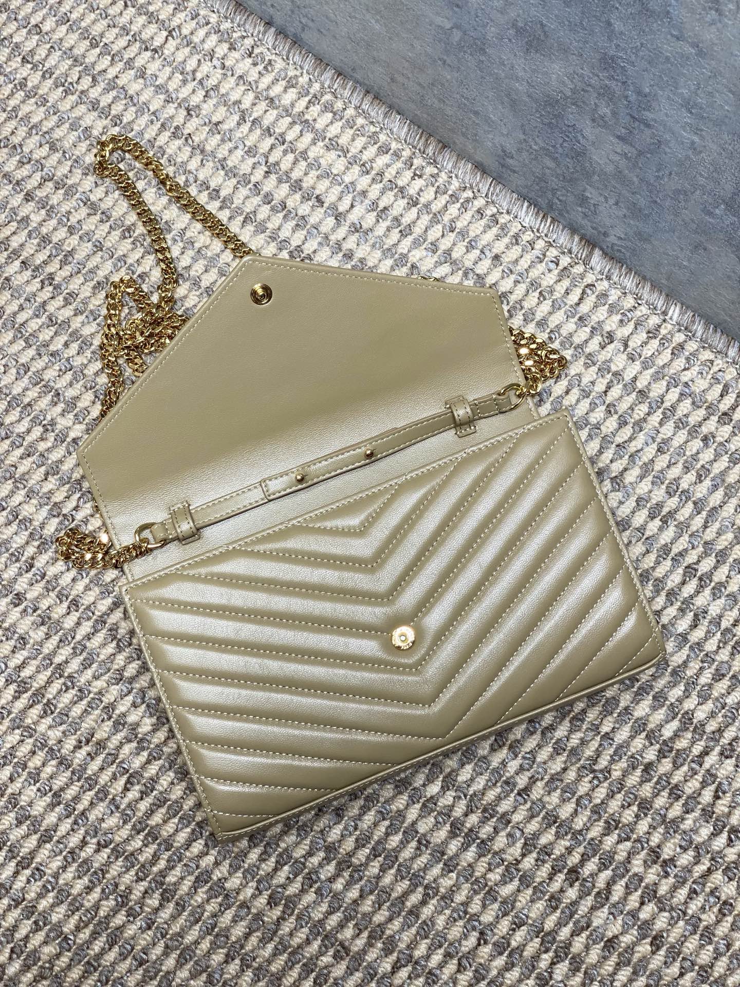 Ysl Clutch Bag Sheepskin L-s