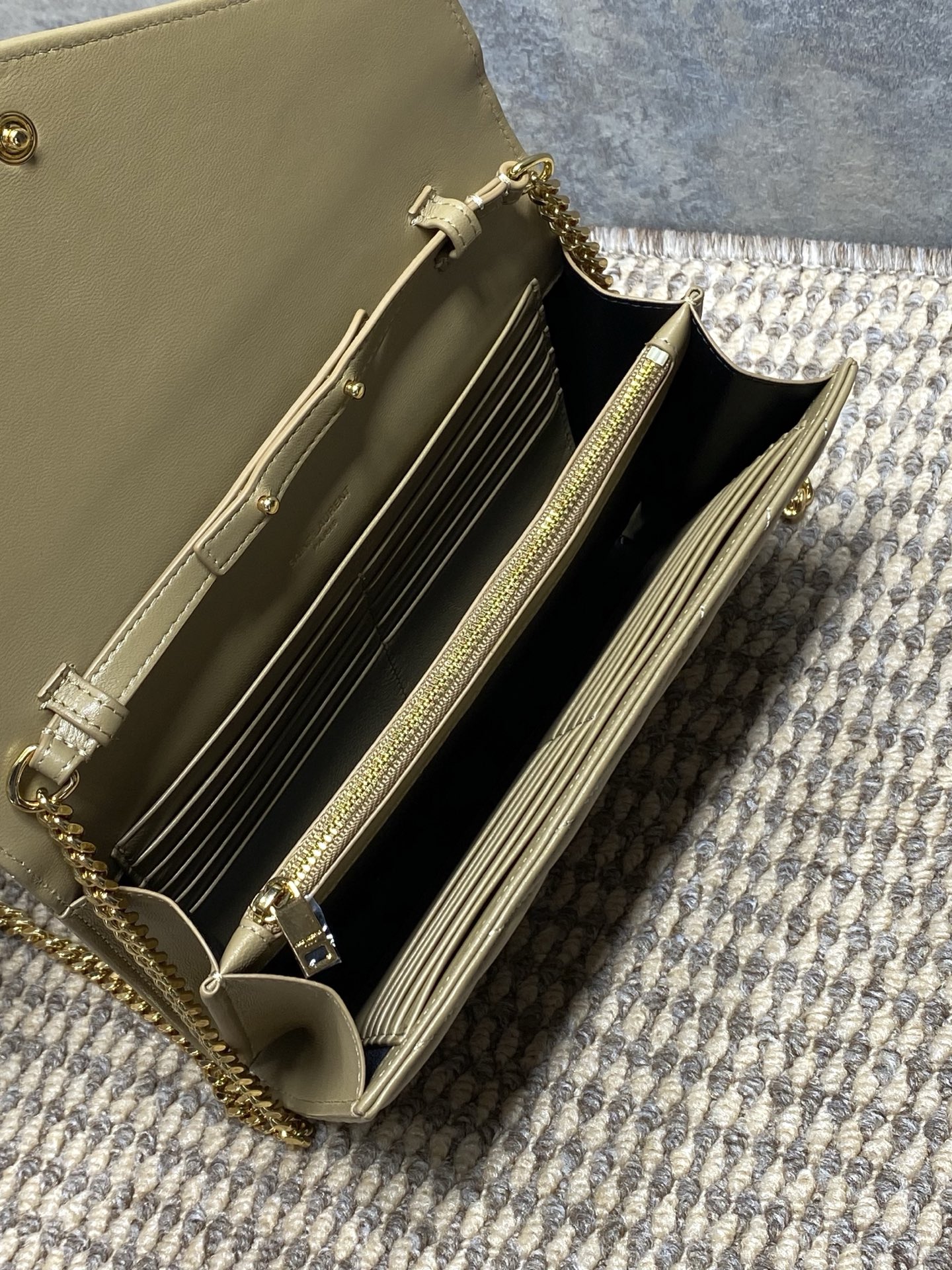 Ysl Clutch Bag Sheepskin L-s