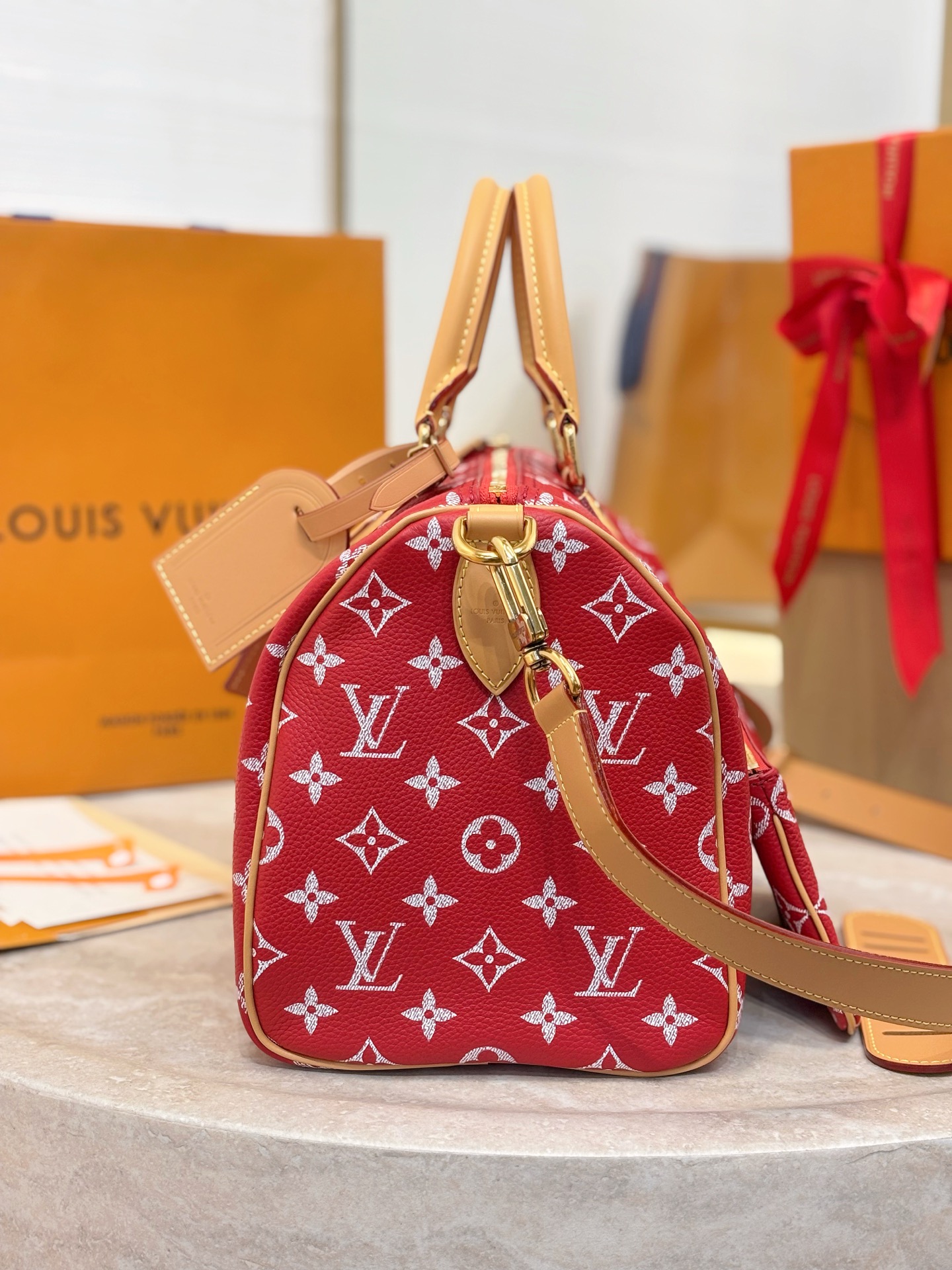 Louis Vuitton Basic Bag Cow Leather 18cm-m-l-s
