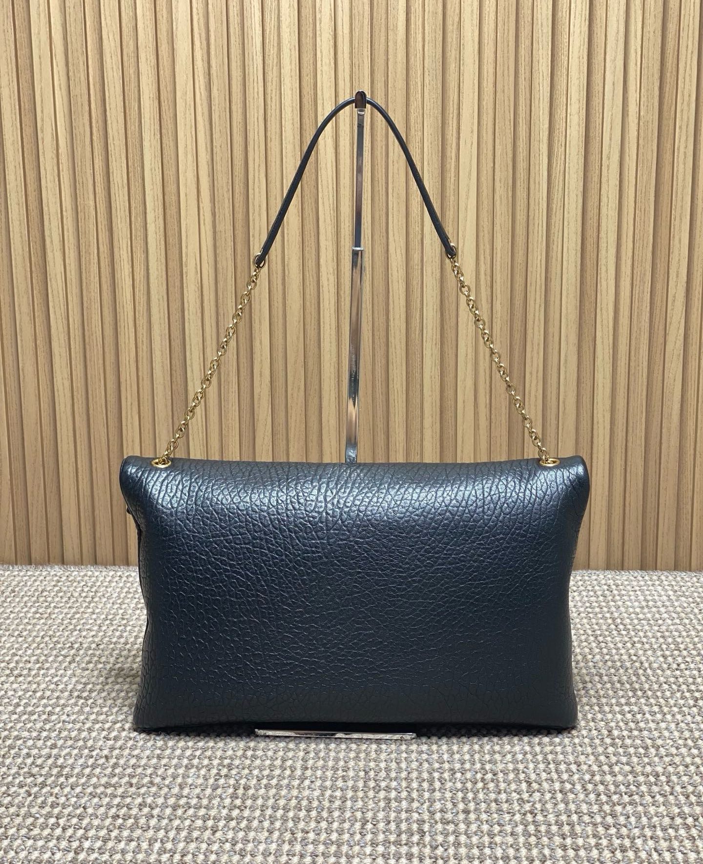 Ysl Basic Bag Sheepskin Gold M-l-s
