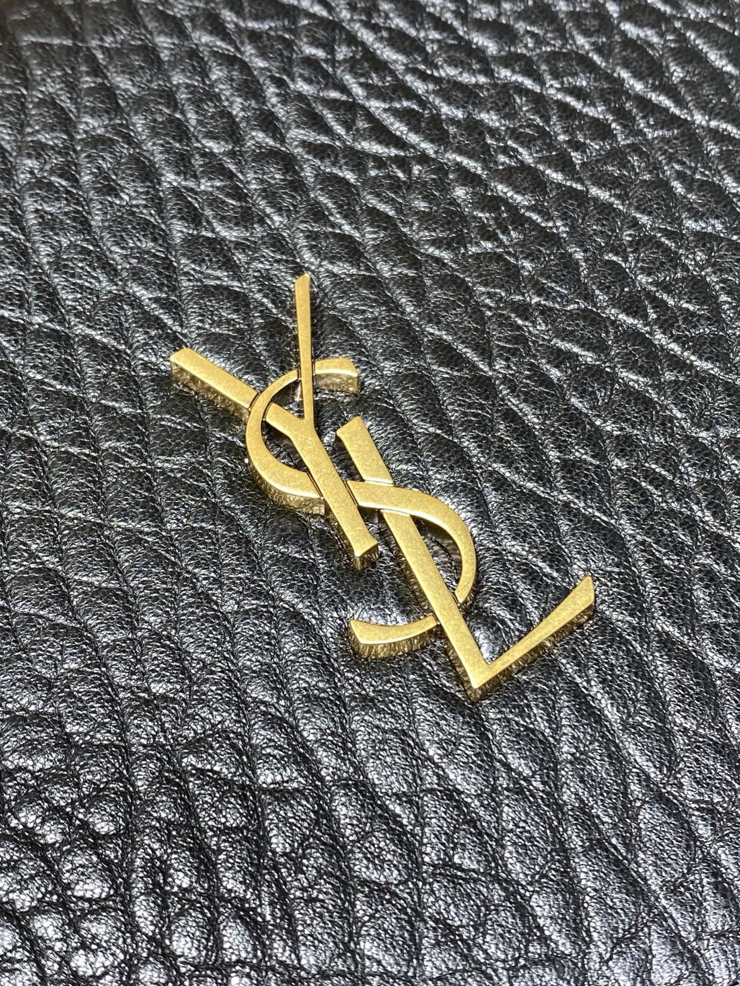 Ysl Basic Bag Sheepskin Gold M-l-s