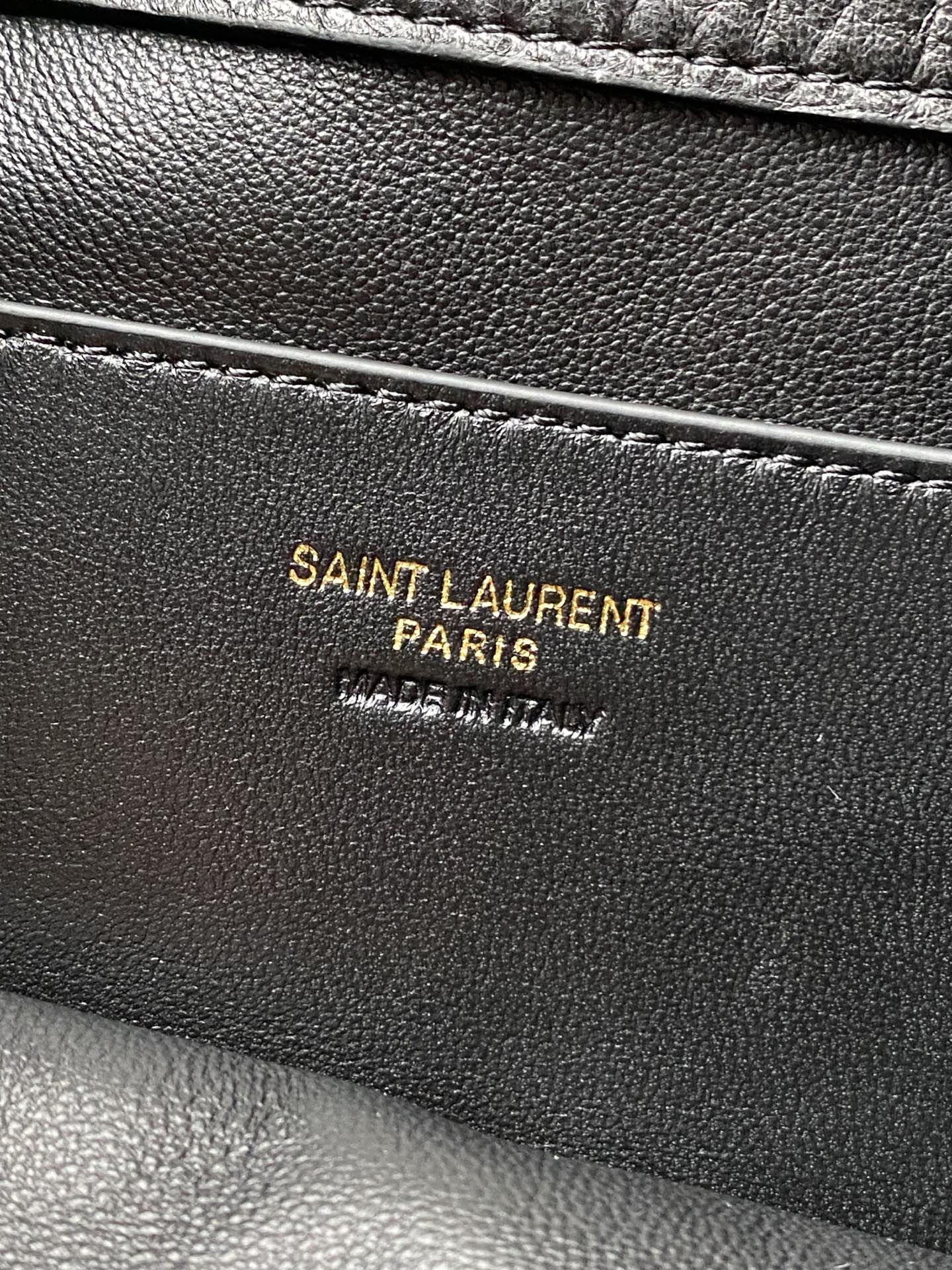 Ysl Basic Bag Sheepskin Gold M-l-s