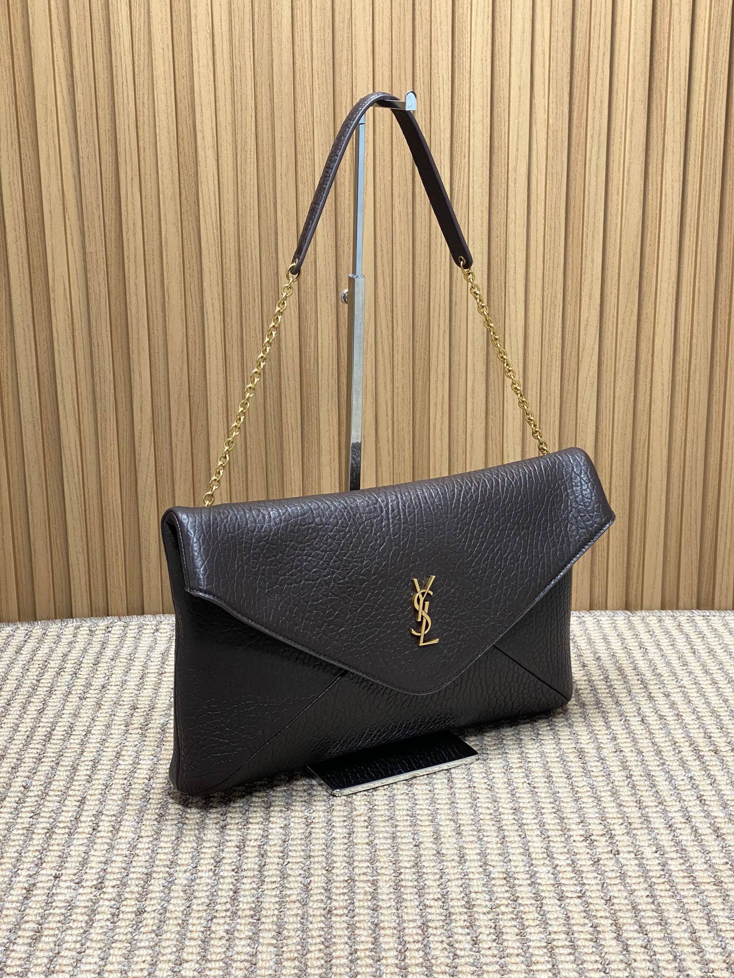 Ysl Basic Bag Sheepskin Gold M-l-s