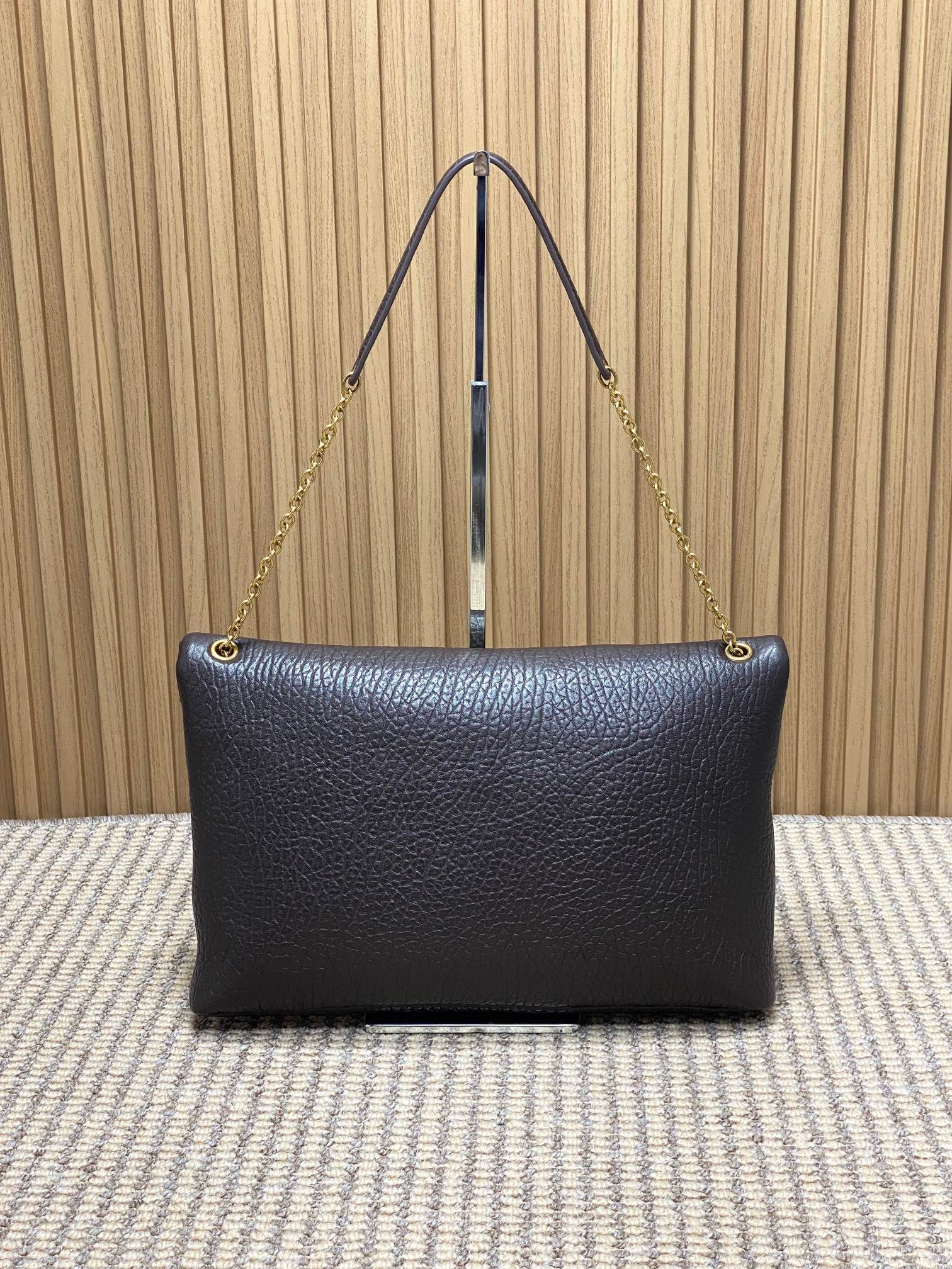 Ysl Basic Bag Sheepskin Gold M-l-s
