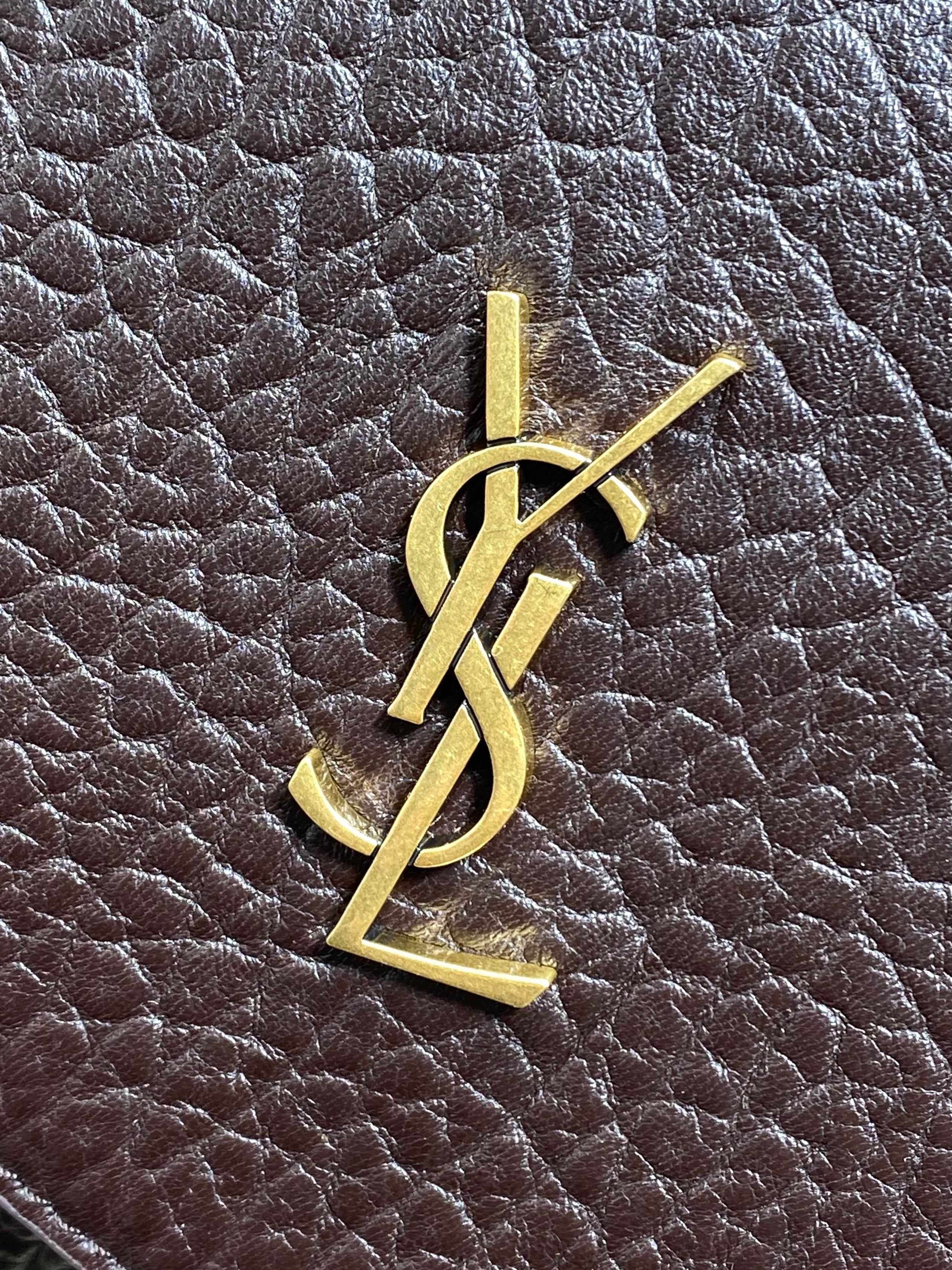 Ysl Basic Bag Sheepskin Gold M-l-s