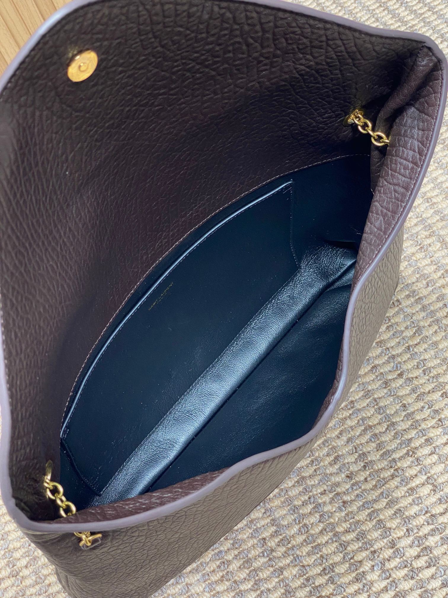 Ysl Basic Bag Sheepskin Gold M-l-s