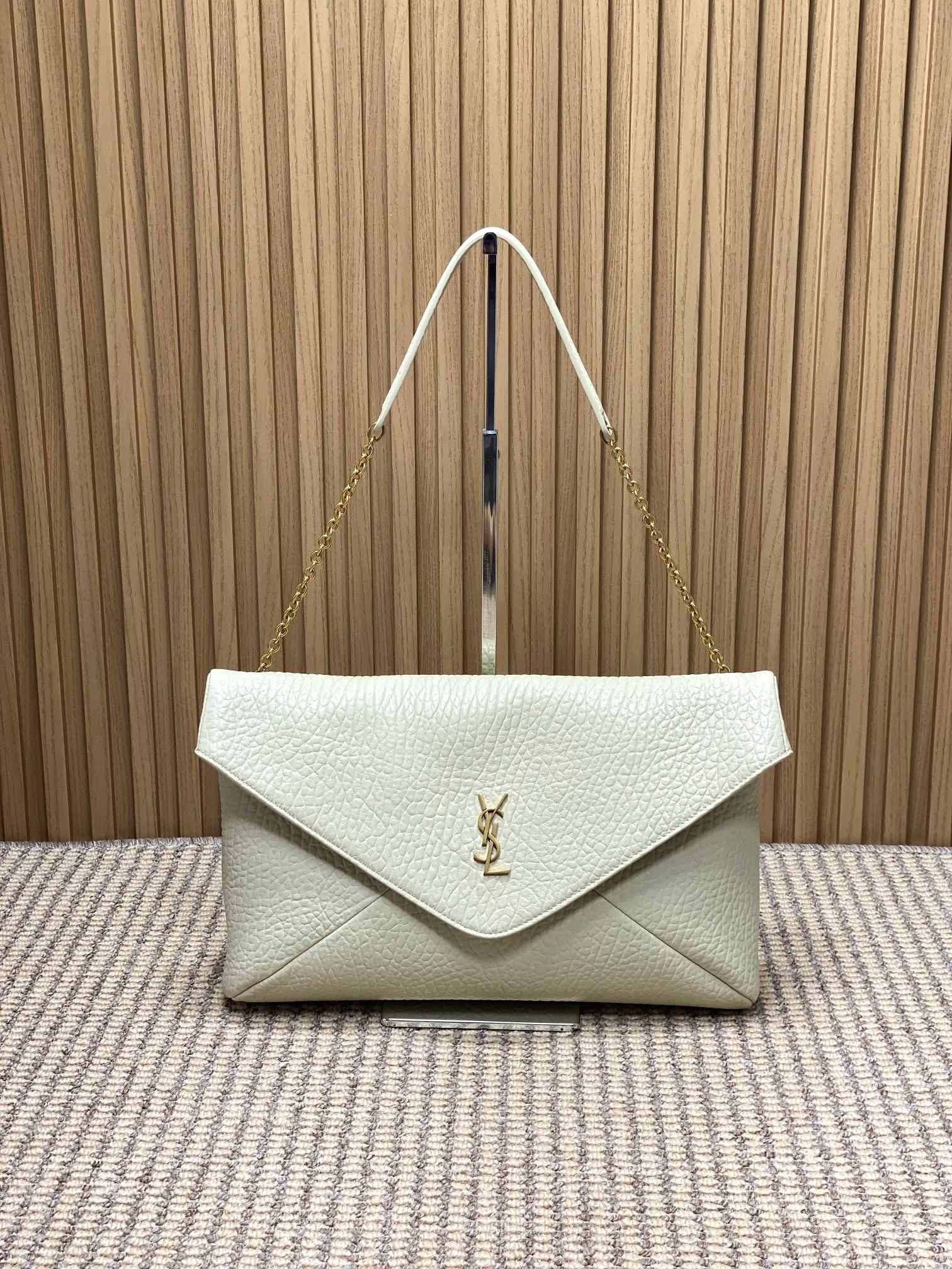 Ysl Basic Bag Sheepskin Gold M-l-s