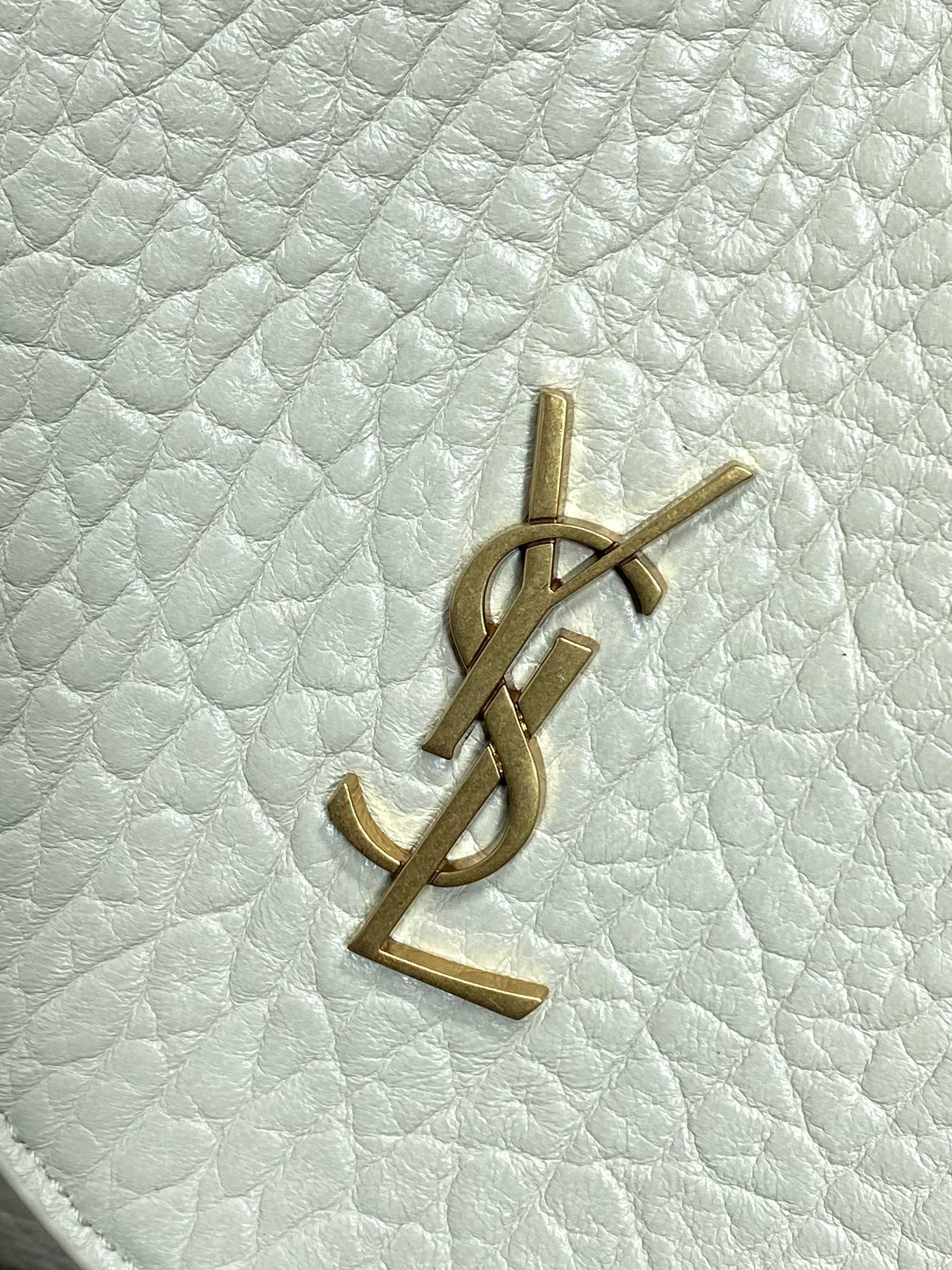 Ysl Basic Bag Sheepskin Gold M-l-s