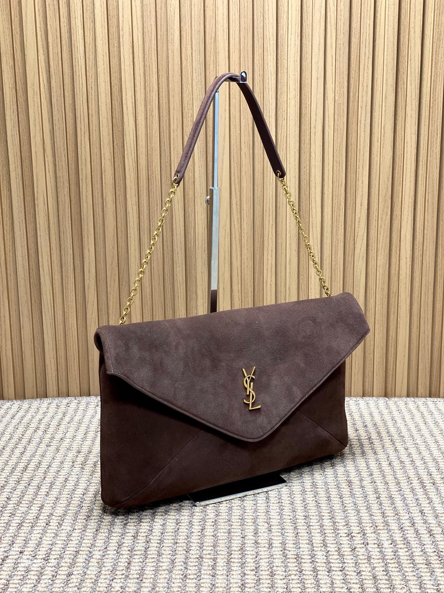 Ysl Basic Bag Sheepskin Gold M-l-s