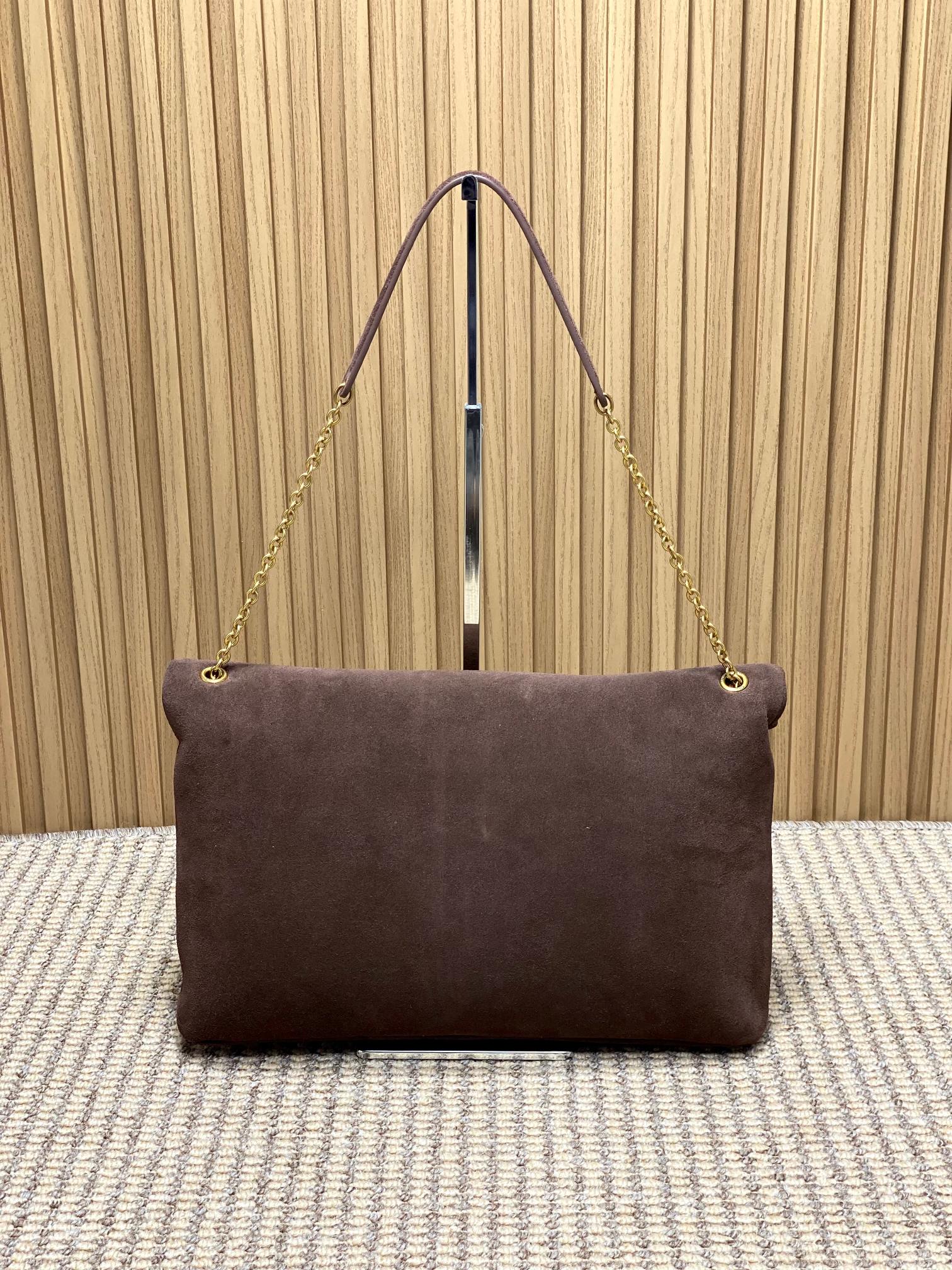Ysl Basic Bag Sheepskin Gold M-l-s