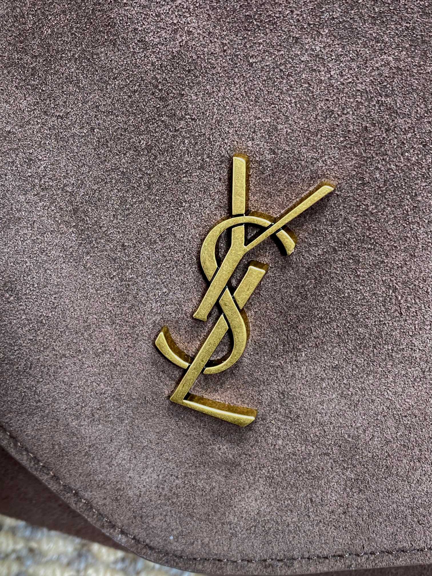 Ysl Basic Bag Sheepskin Gold M-l-s