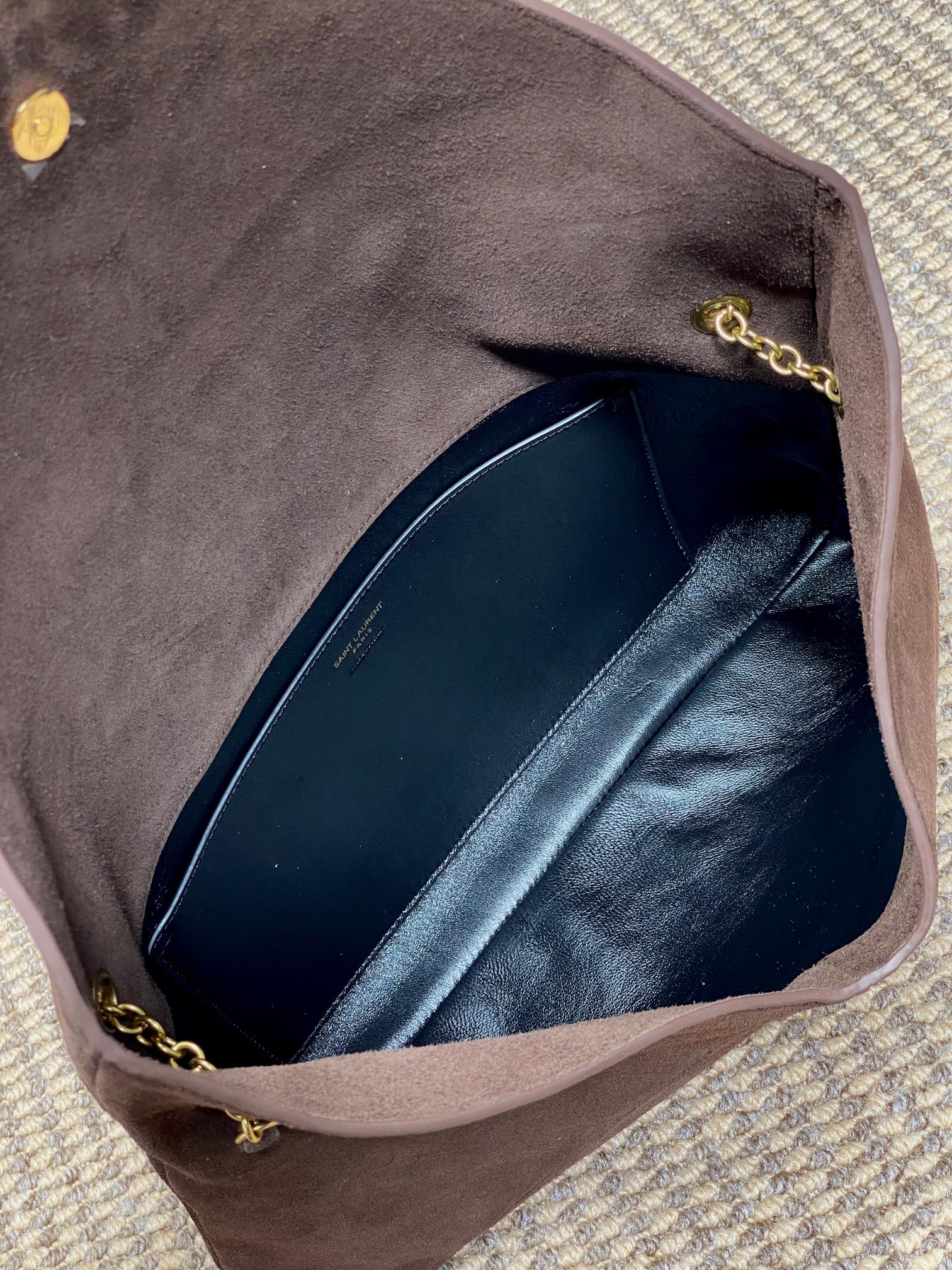 Ysl Basic Bag Sheepskin Gold M-l-s