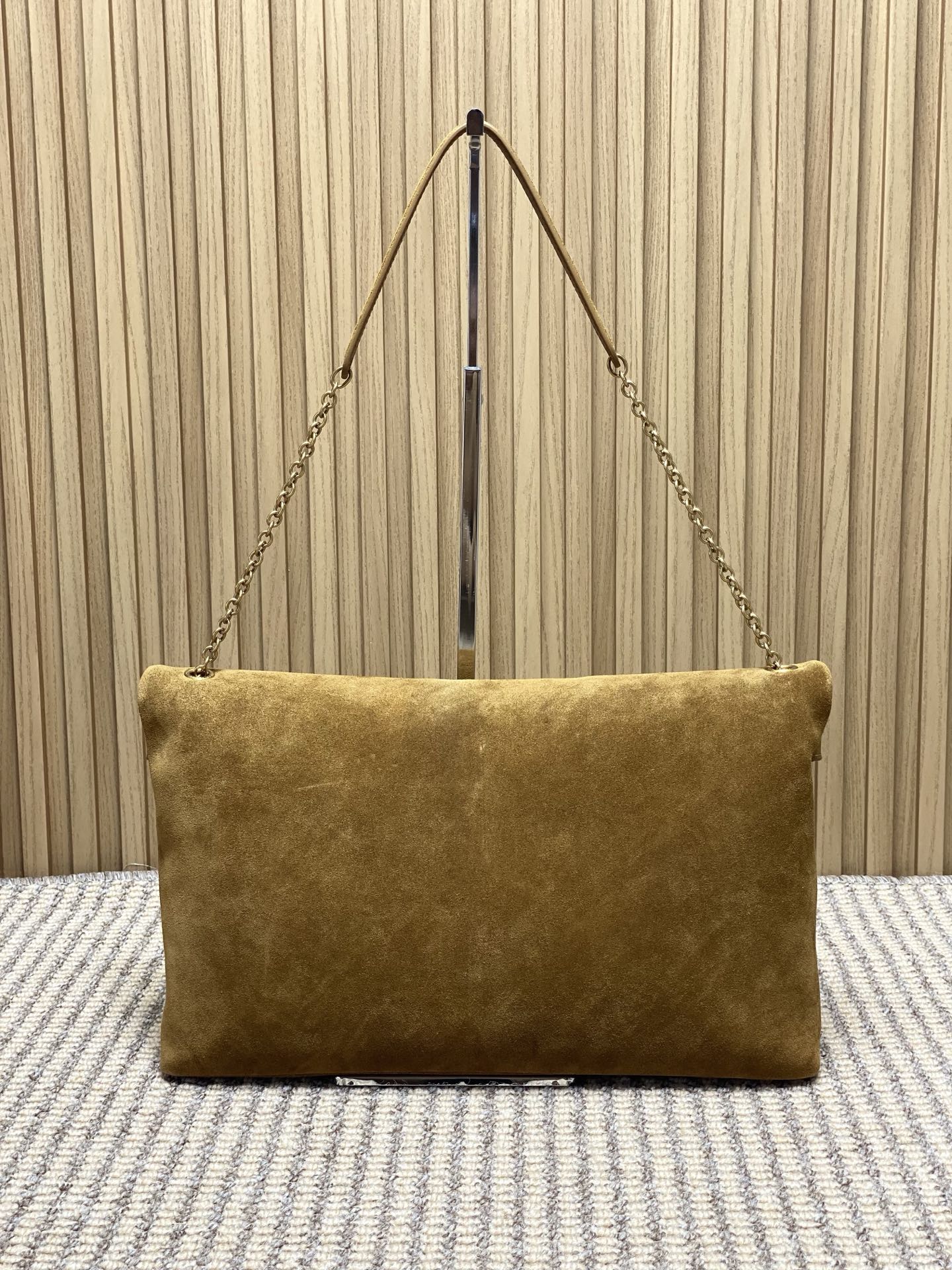 Ysl Basic Bag Sheepskin Gold M-l-s