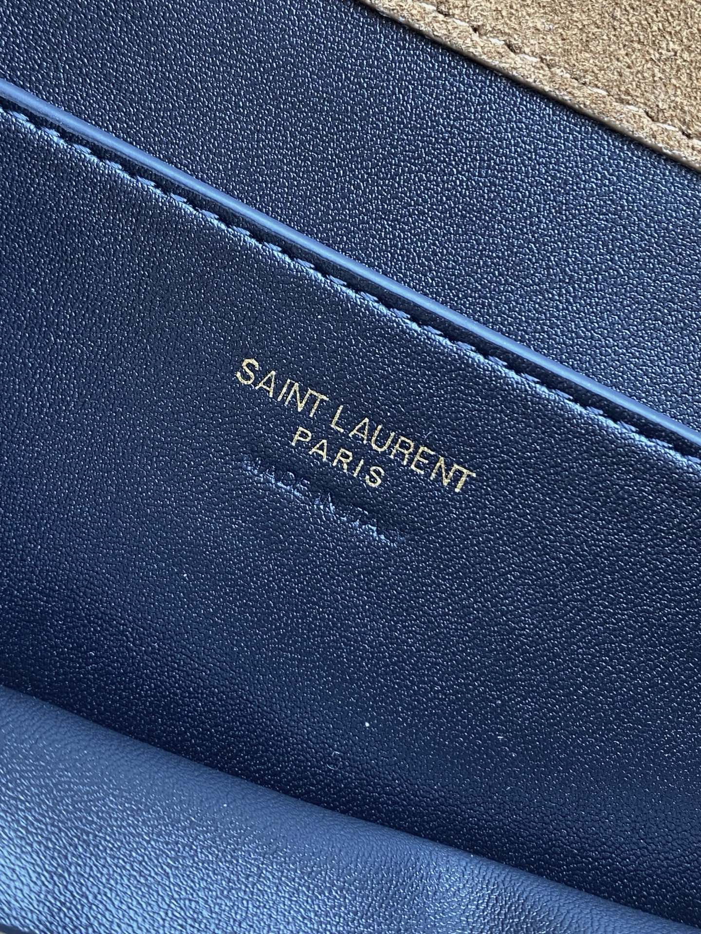 Ysl Basic Bag Sheepskin Gold M-l-s