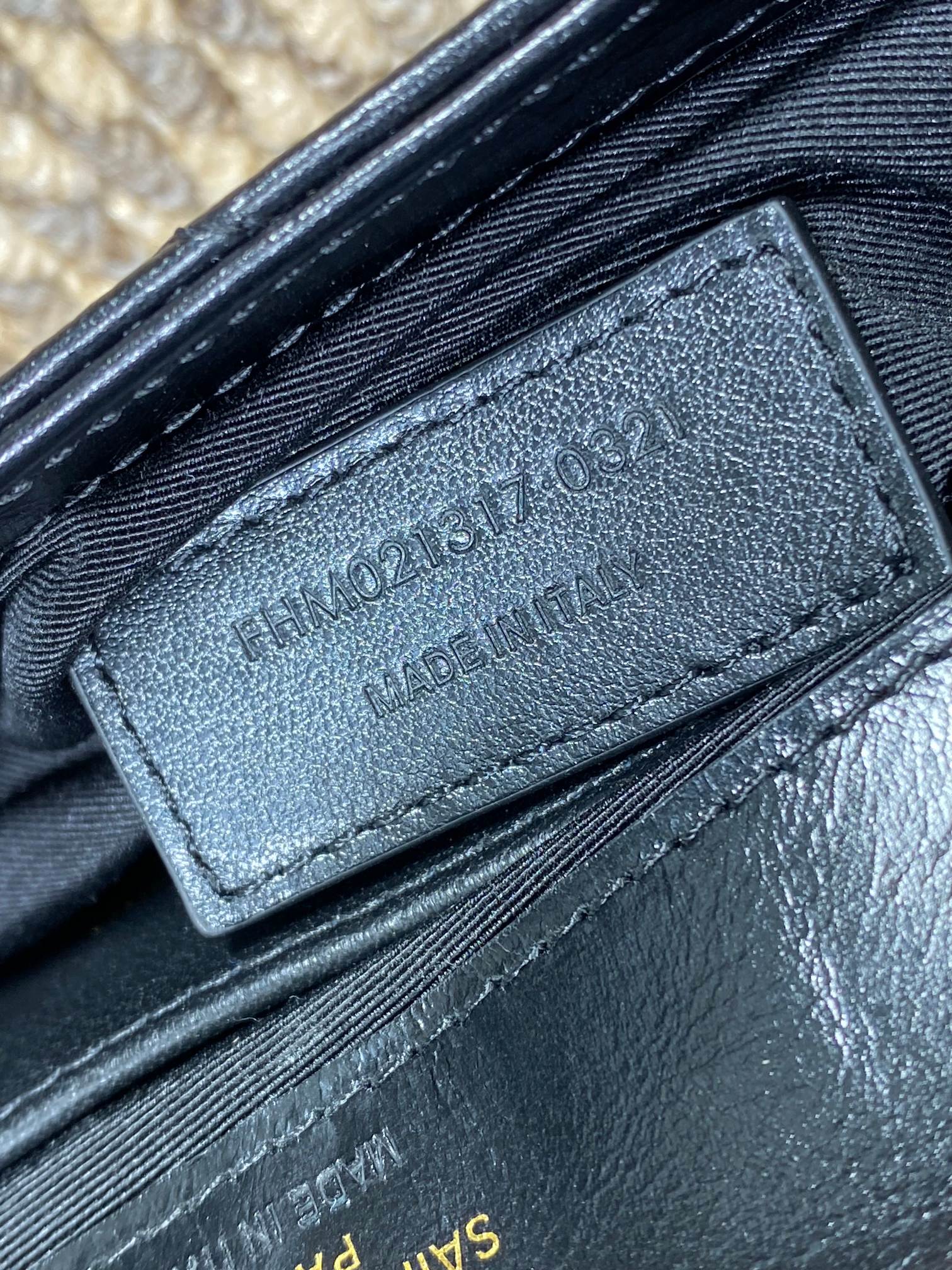 Ysl Messenger Bag Cow Leather Gold M-l-s