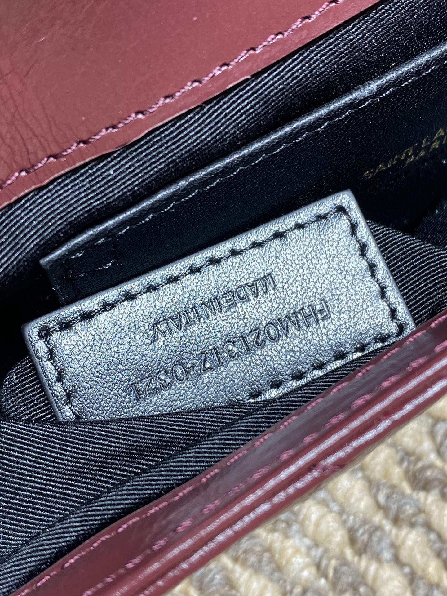 Ysl Messenger Bag Cow Leather Gold M-l-s