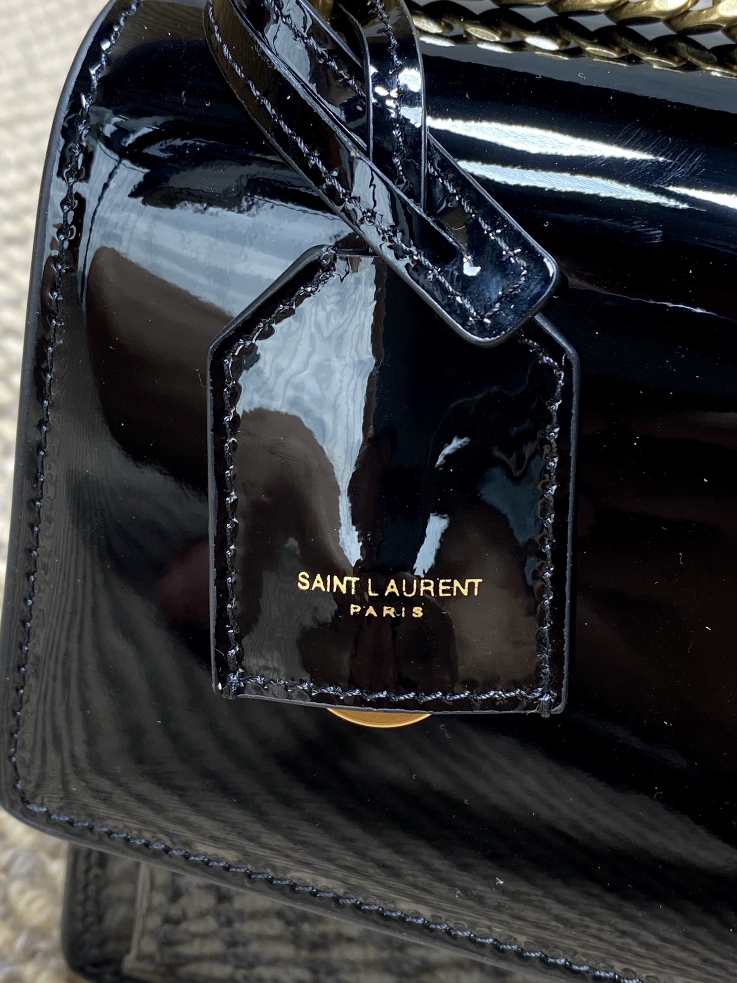 Ysl Basic Bag Red M-l-s