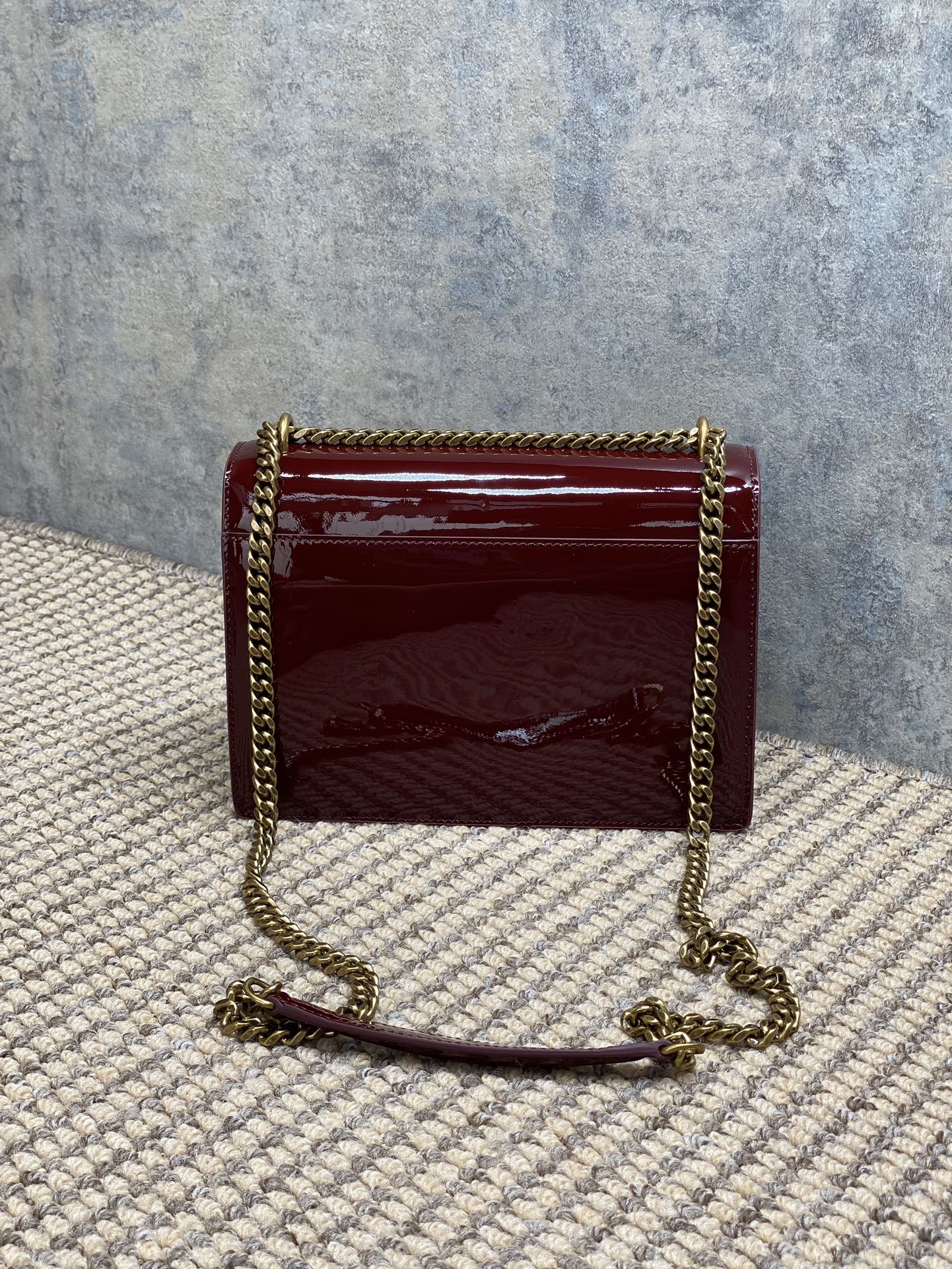 Ysl Basic Bag Red M-l-s