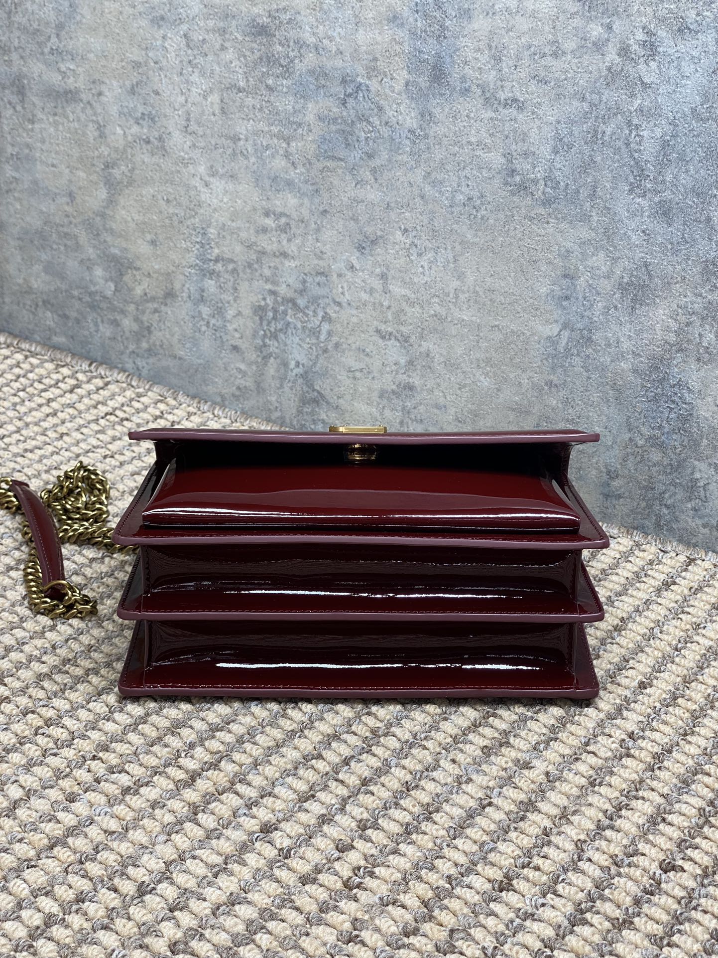 Ysl Basic Bag Red M-l-s