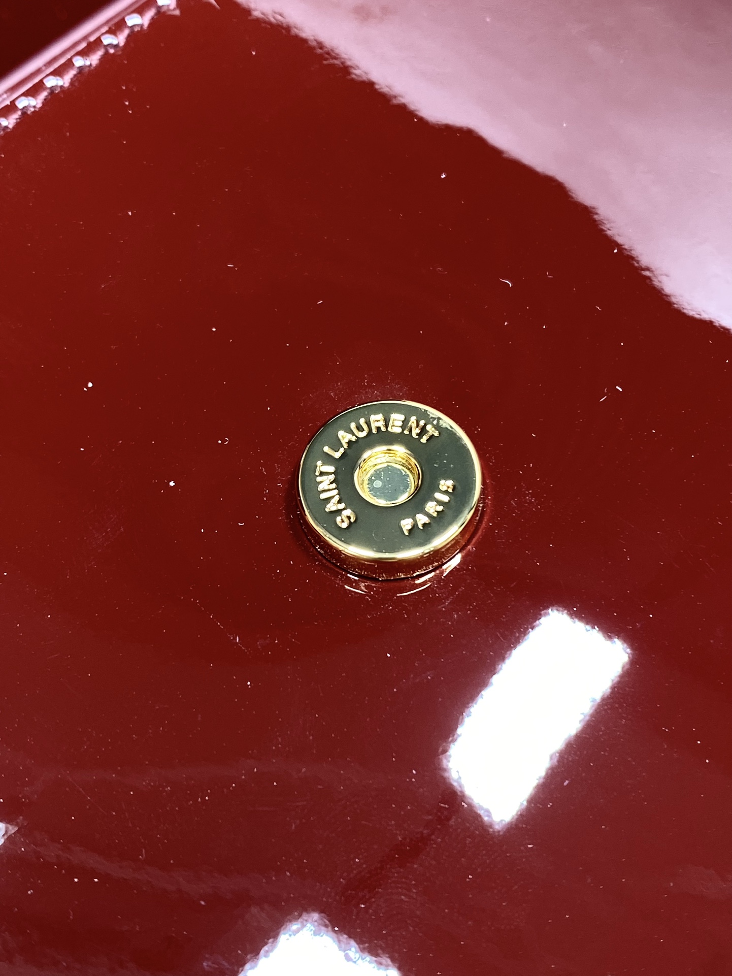 Ysl Basic Bag Red M-l-s