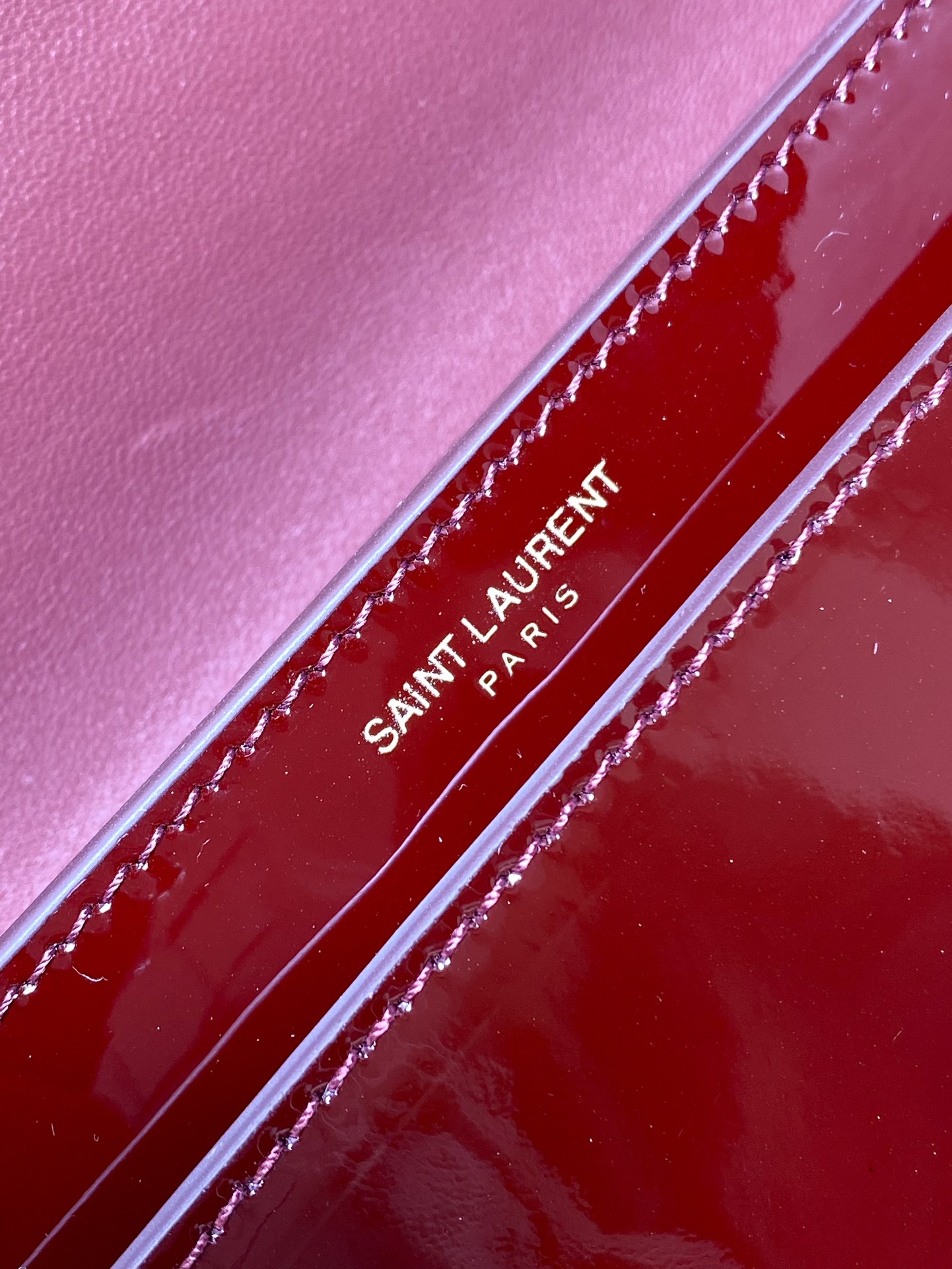 Ysl Basic Bag Red M-l-s