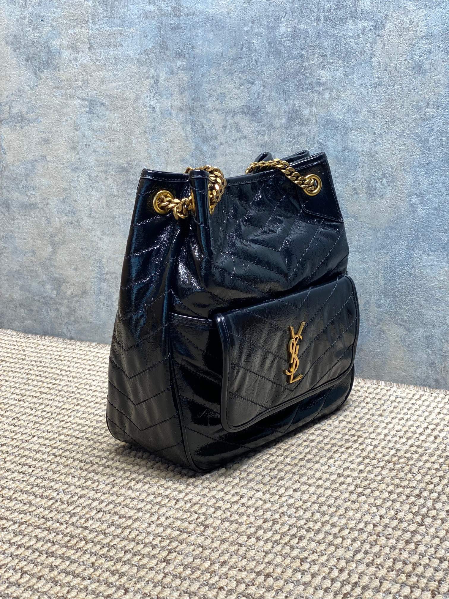 Ysl Tote Bag Cow Leather 12cm-l-s
