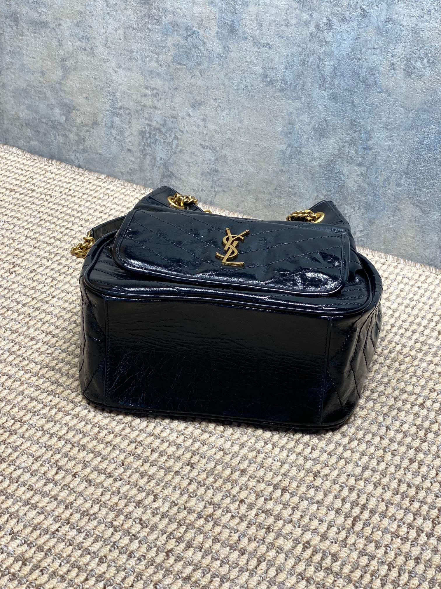 Ysl Tote Bag Cow Leather 12cm-l-s