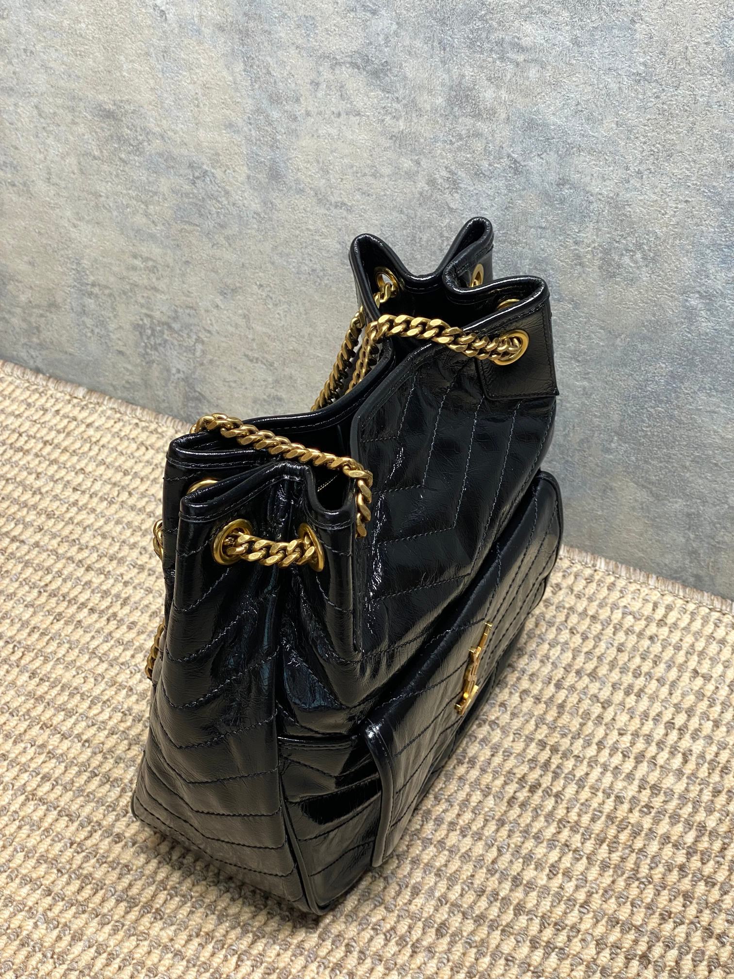 Ysl Tote Bag Cow Leather 12cm-l-s