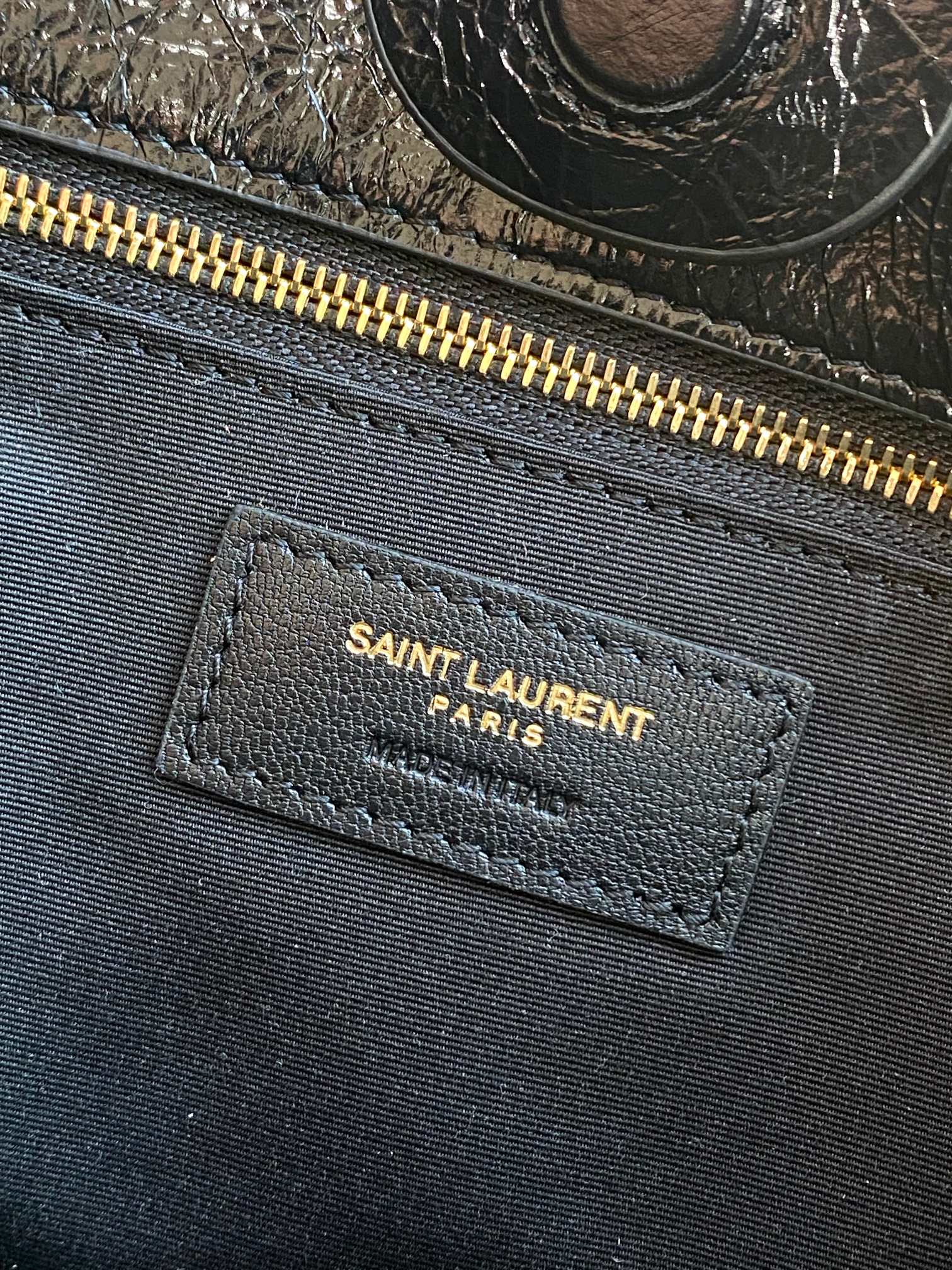 Ysl Tote Bag Cow Leather 12cm-l-s