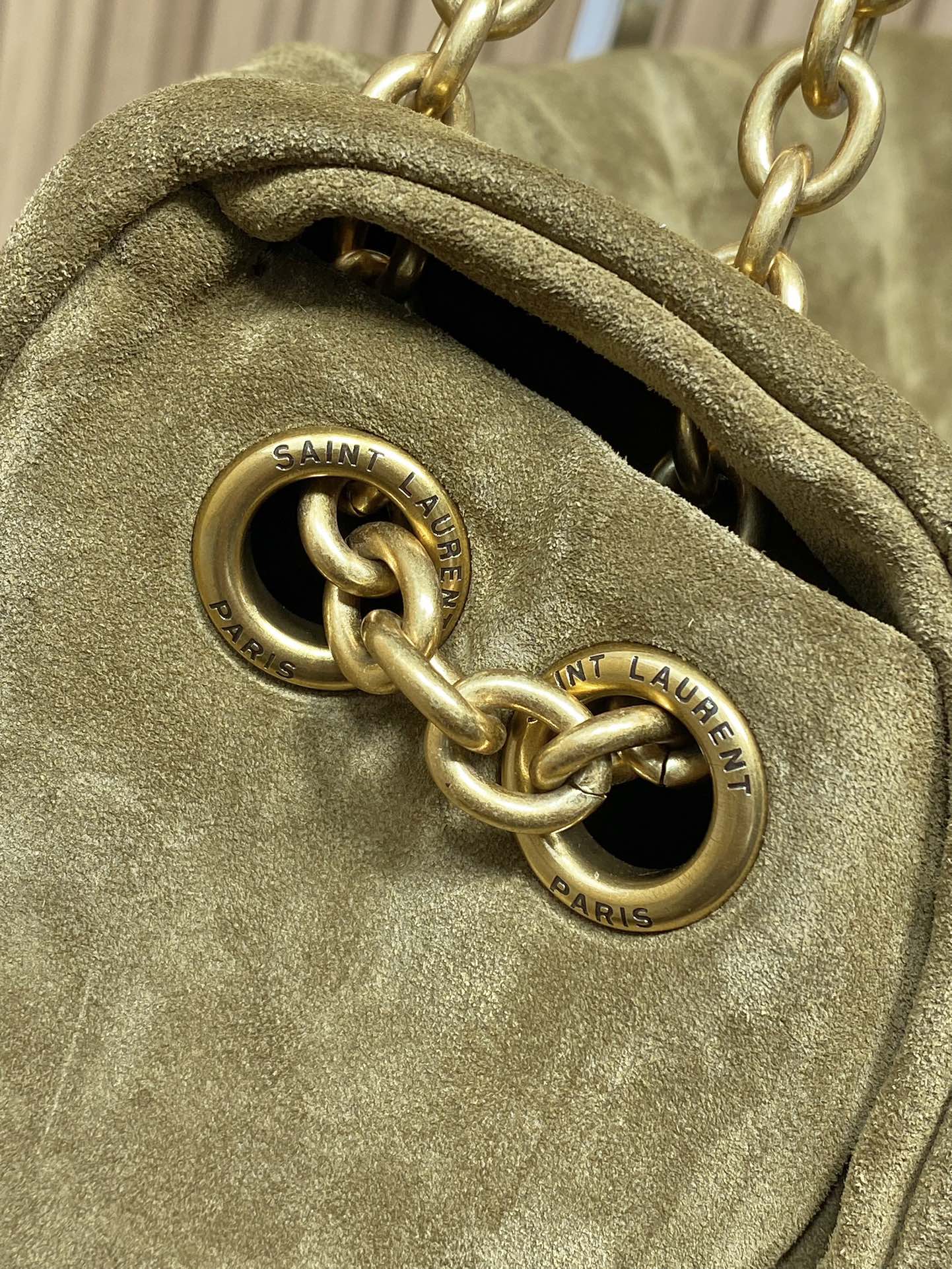 Ysl Basic Bag Brown M-l-s