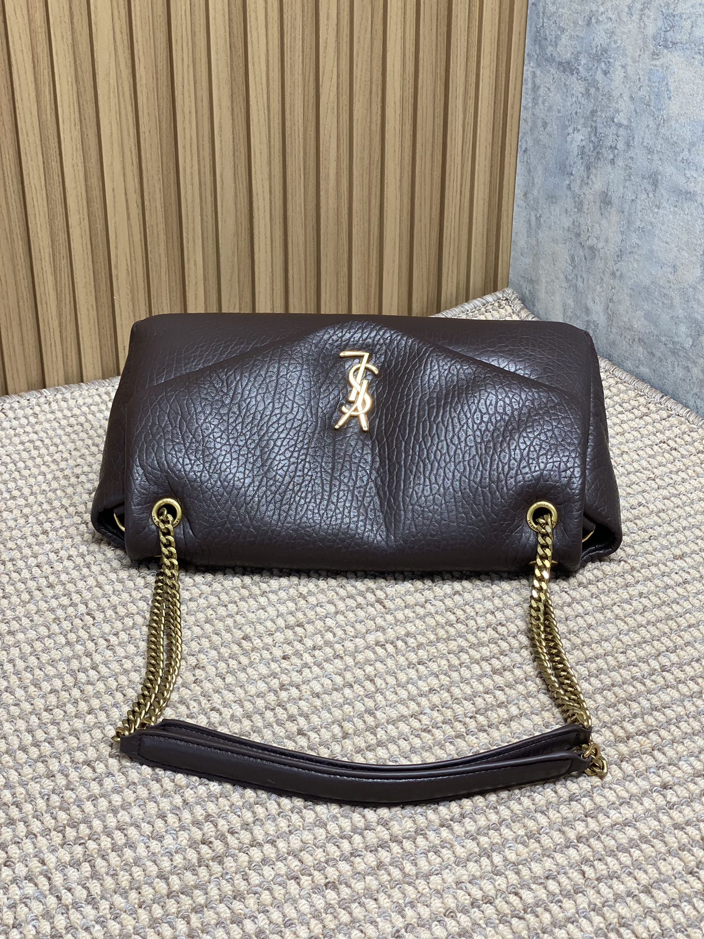 Ysl Basic Bag Sheepskin Large Capacity 10cm-l-s