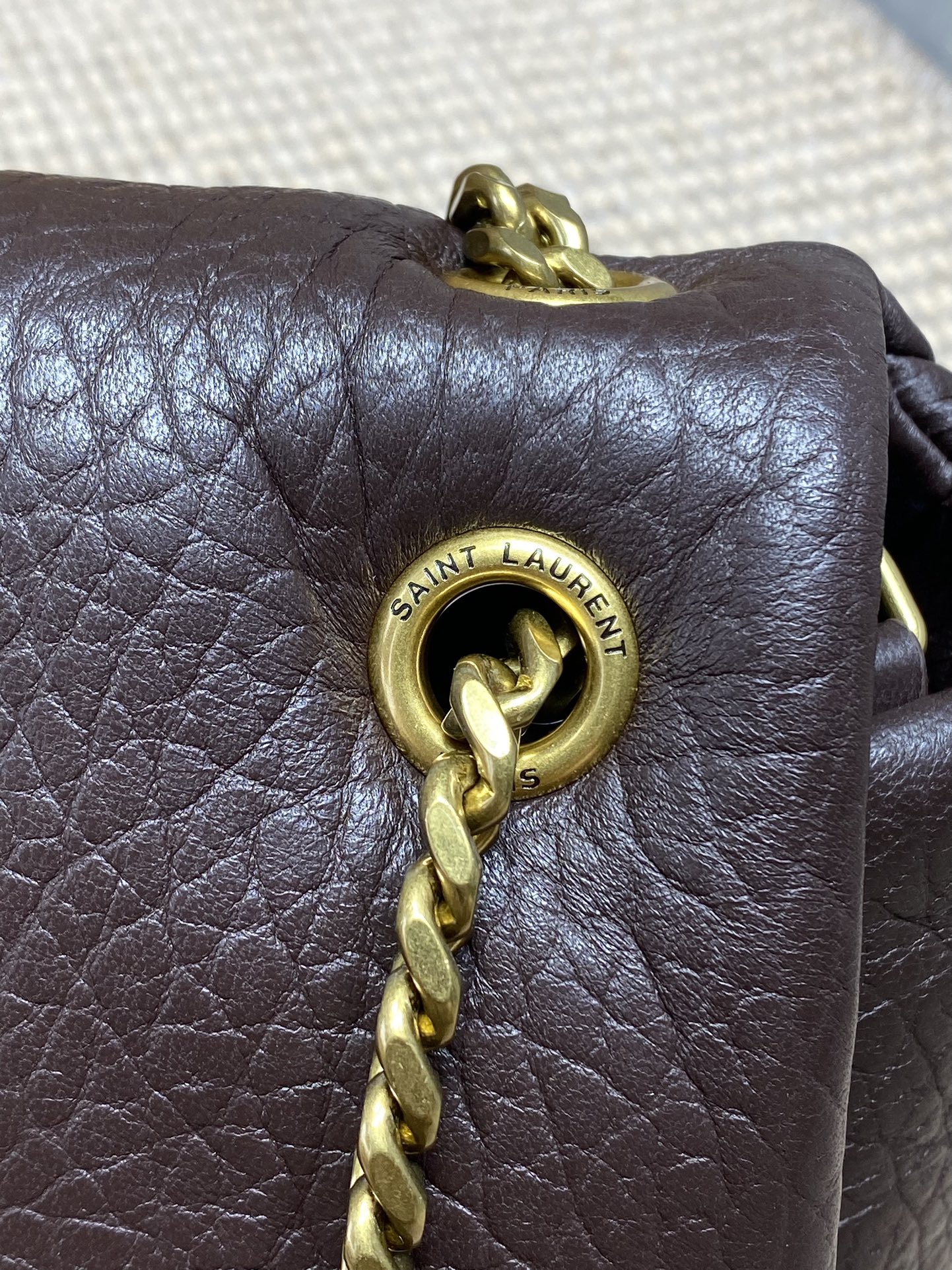 Ysl Basic Bag Sheepskin Large Capacity 10cm-l-s