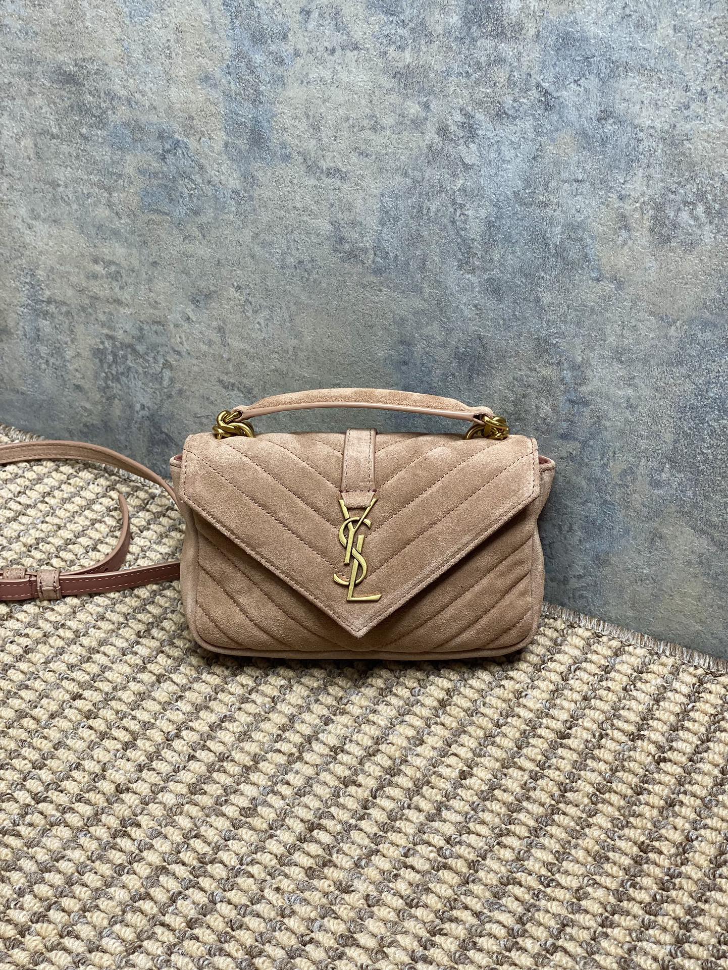 Ysl Basic Bag Gold M-l-s