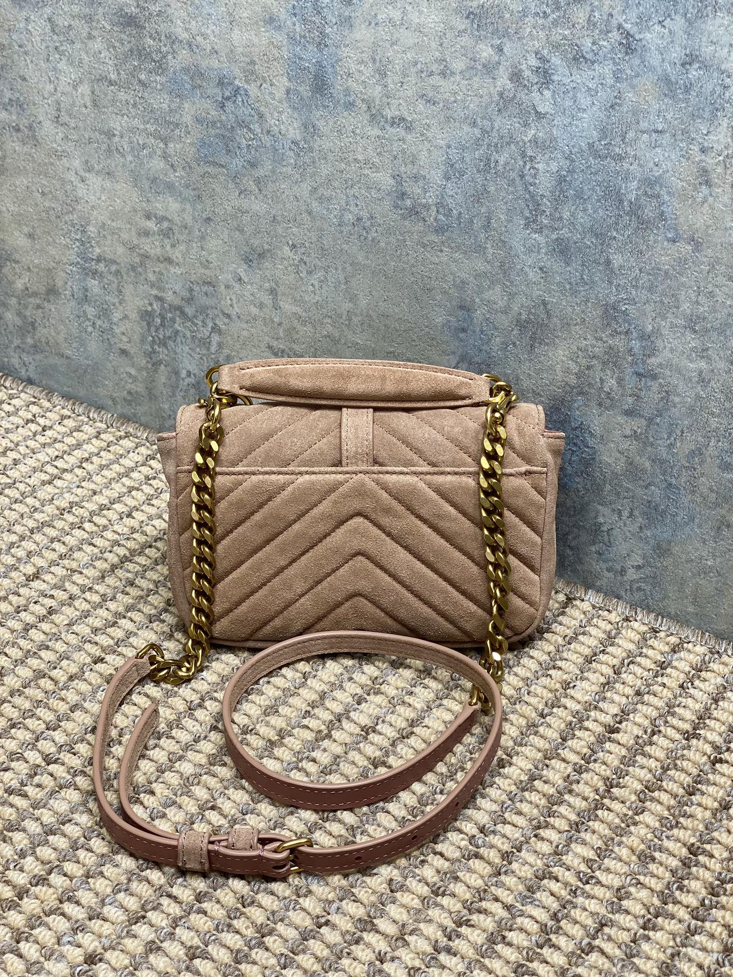 Ysl Basic Bag Gold M-l-s