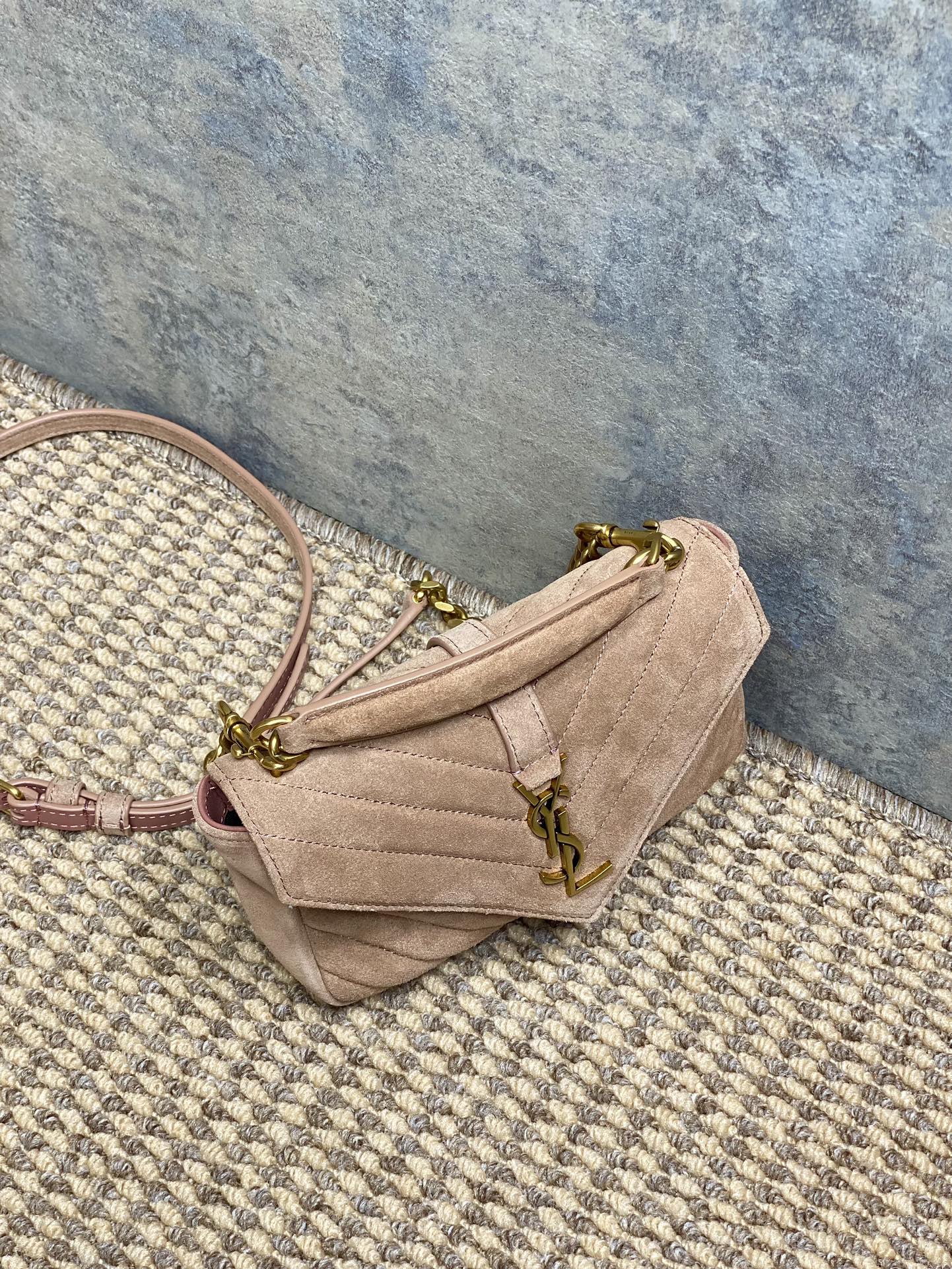 Ysl Basic Bag Gold M-l-s