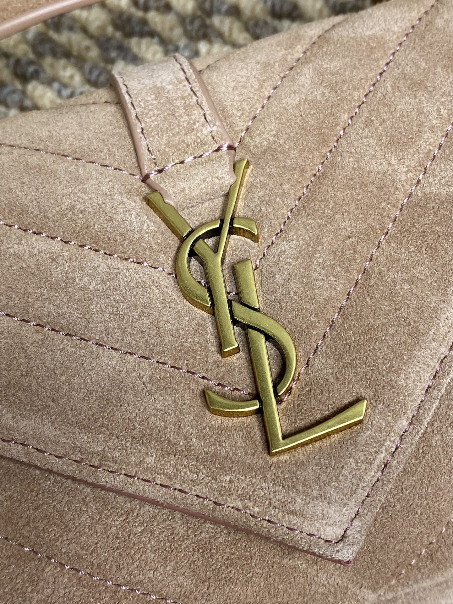 Ysl Basic Bag Gold M-l-s