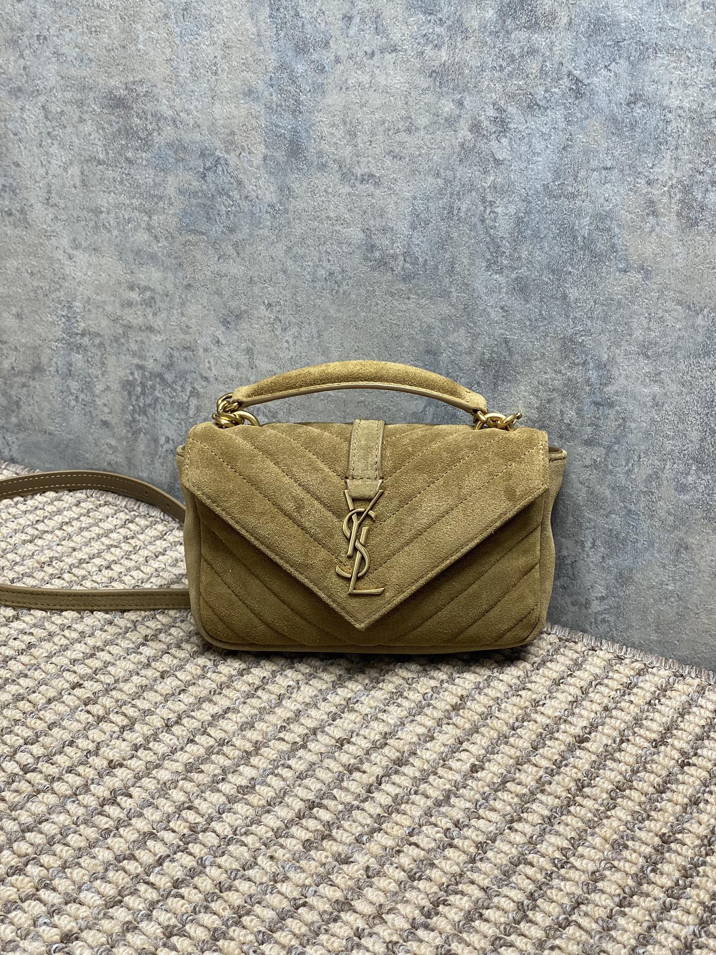 Ysl Basic Bag Gold M-l-s