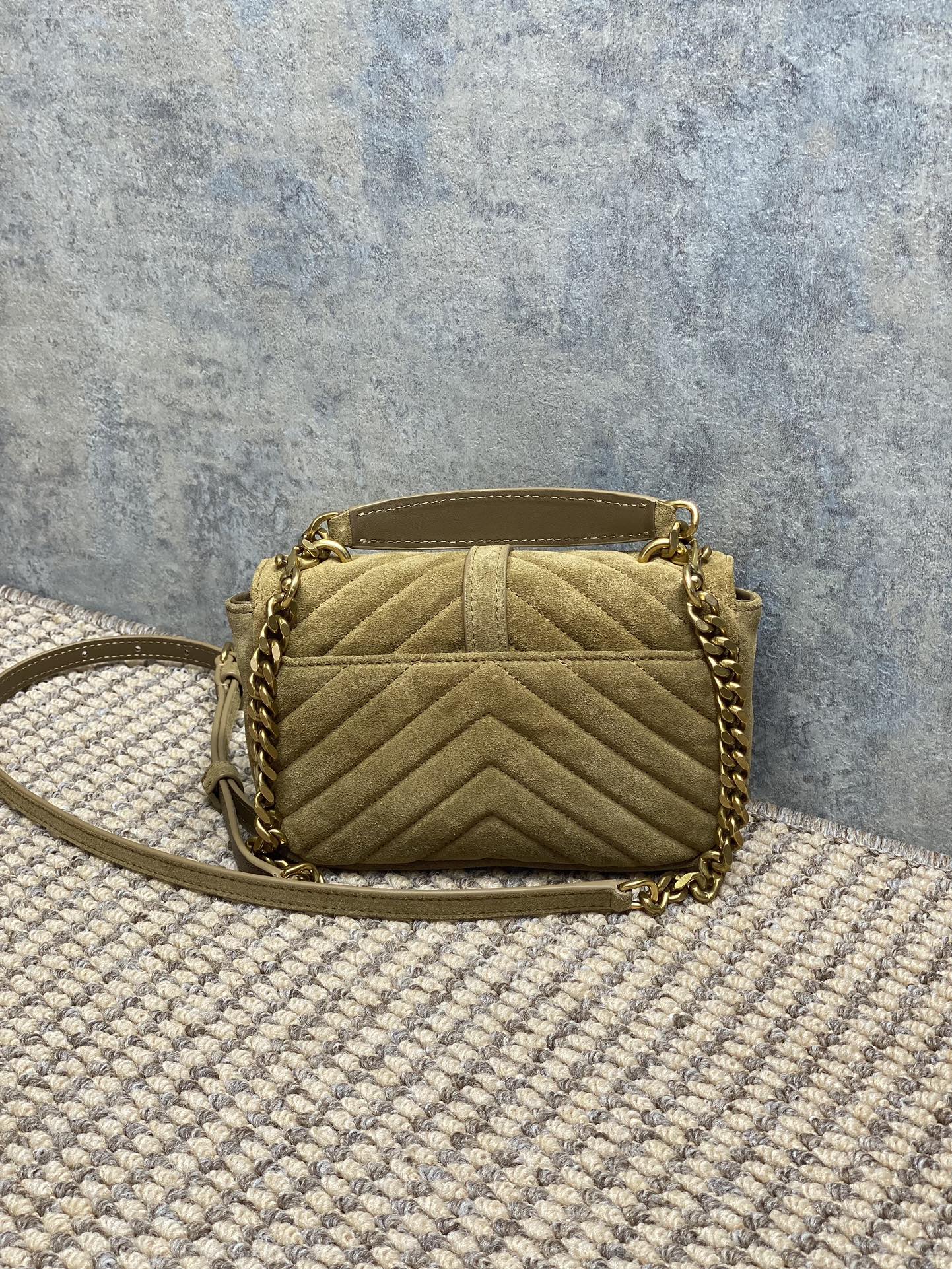 Ysl Basic Bag Gold M-l-s