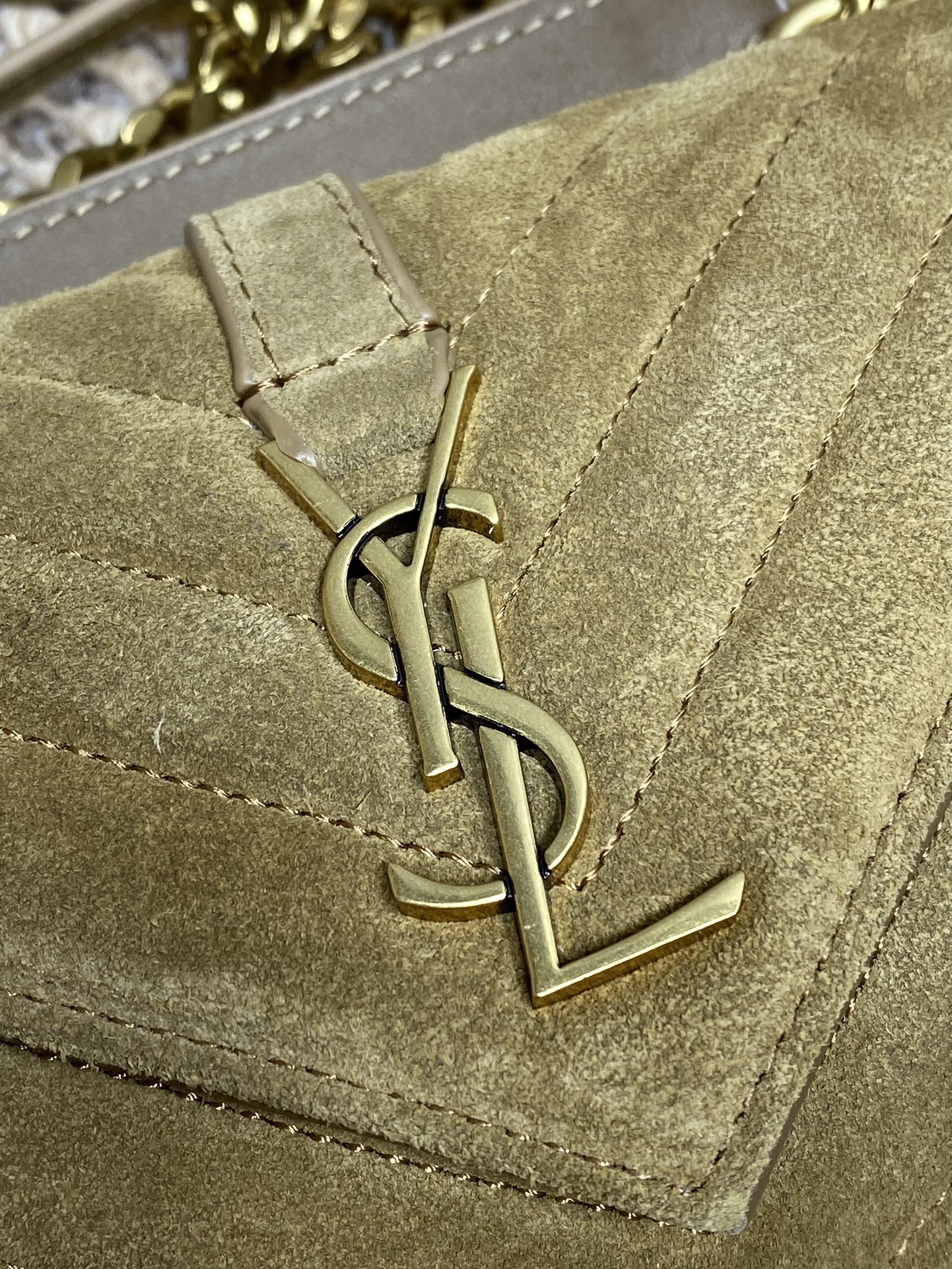 Ysl Basic Bag Gold M-l-s