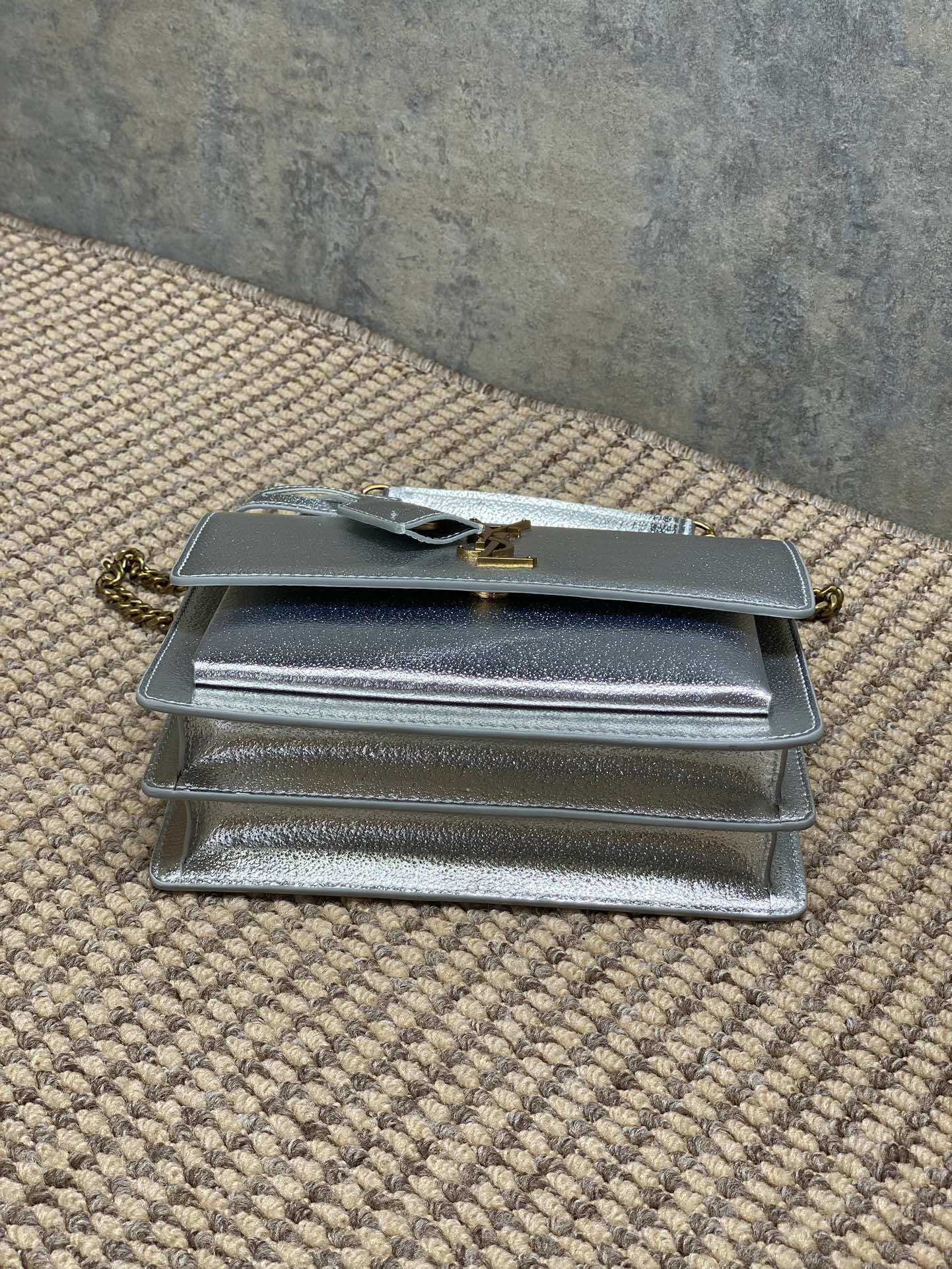 Ysl Basic Bag Cow Leather M-l-s