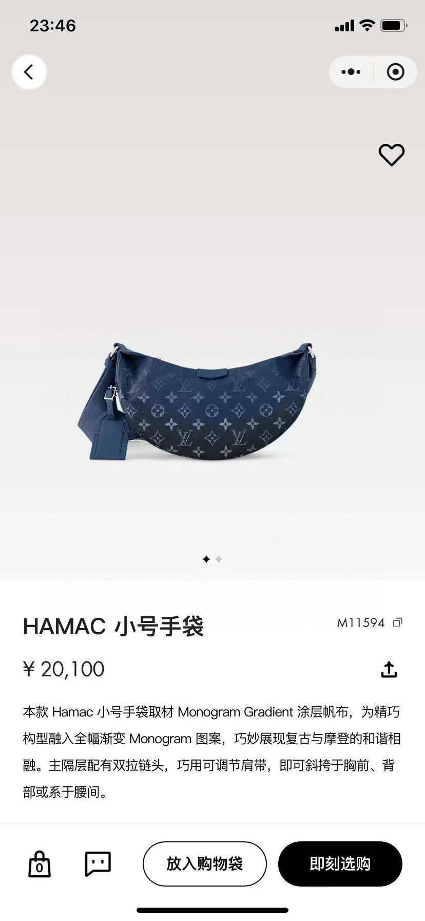 Louis Vuitton Basic Bag Canvas M-l-s