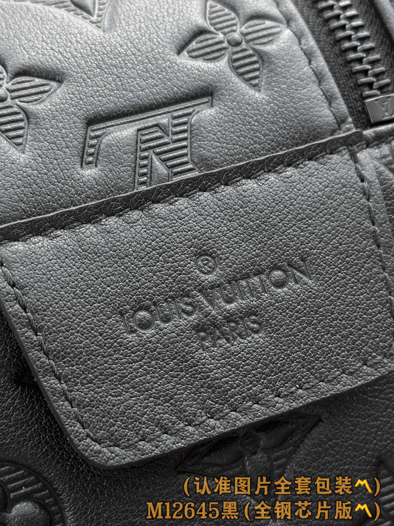 Louis Vuitton Basic Bag Cow Leather Black M