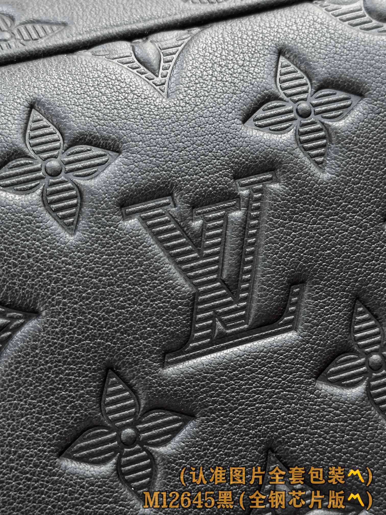 Louis Vuitton Basic Bag Cow Leather Black M