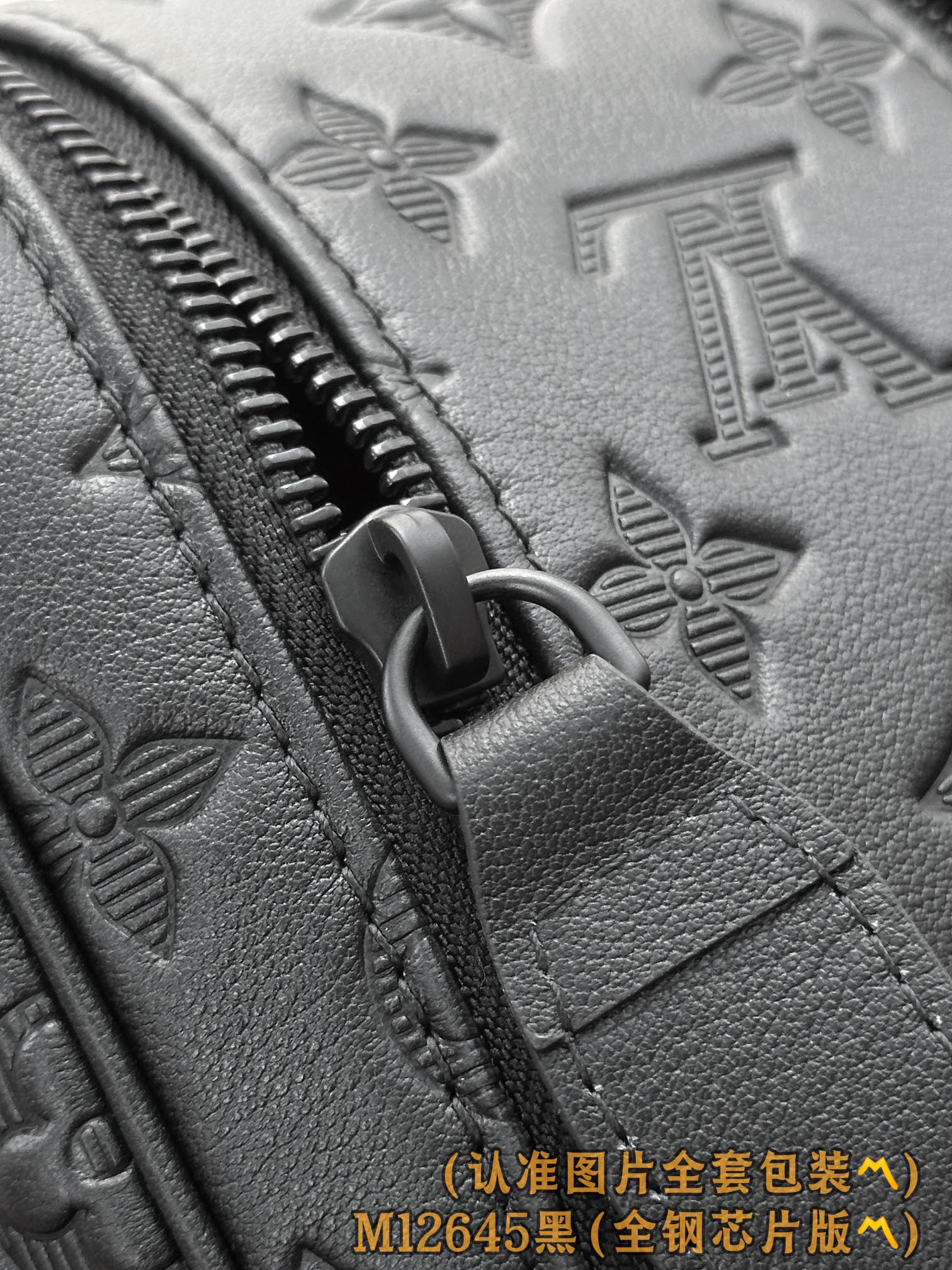 Louis Vuitton Basic Bag Cow Leather Black M