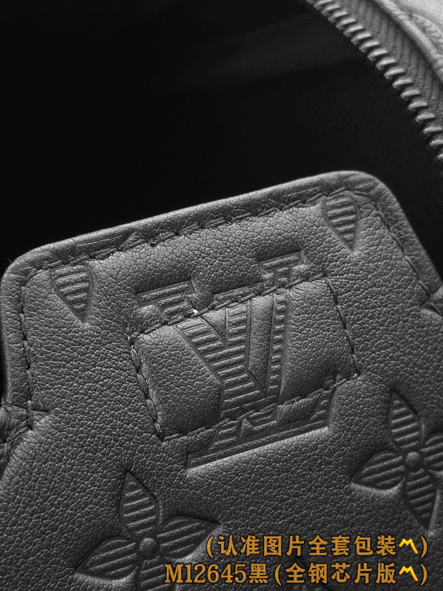 Louis Vuitton Basic Bag Cow Leather Black M