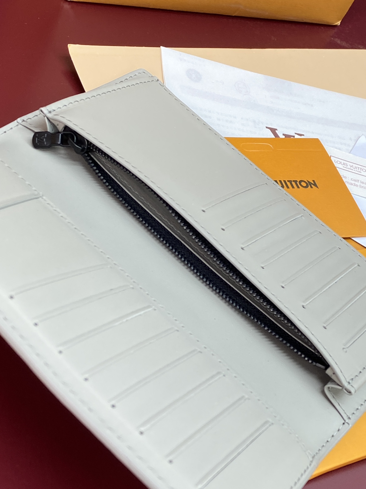 Louis Vuitton Basic Bag Cow Leather Blue 10cm-m-l-s