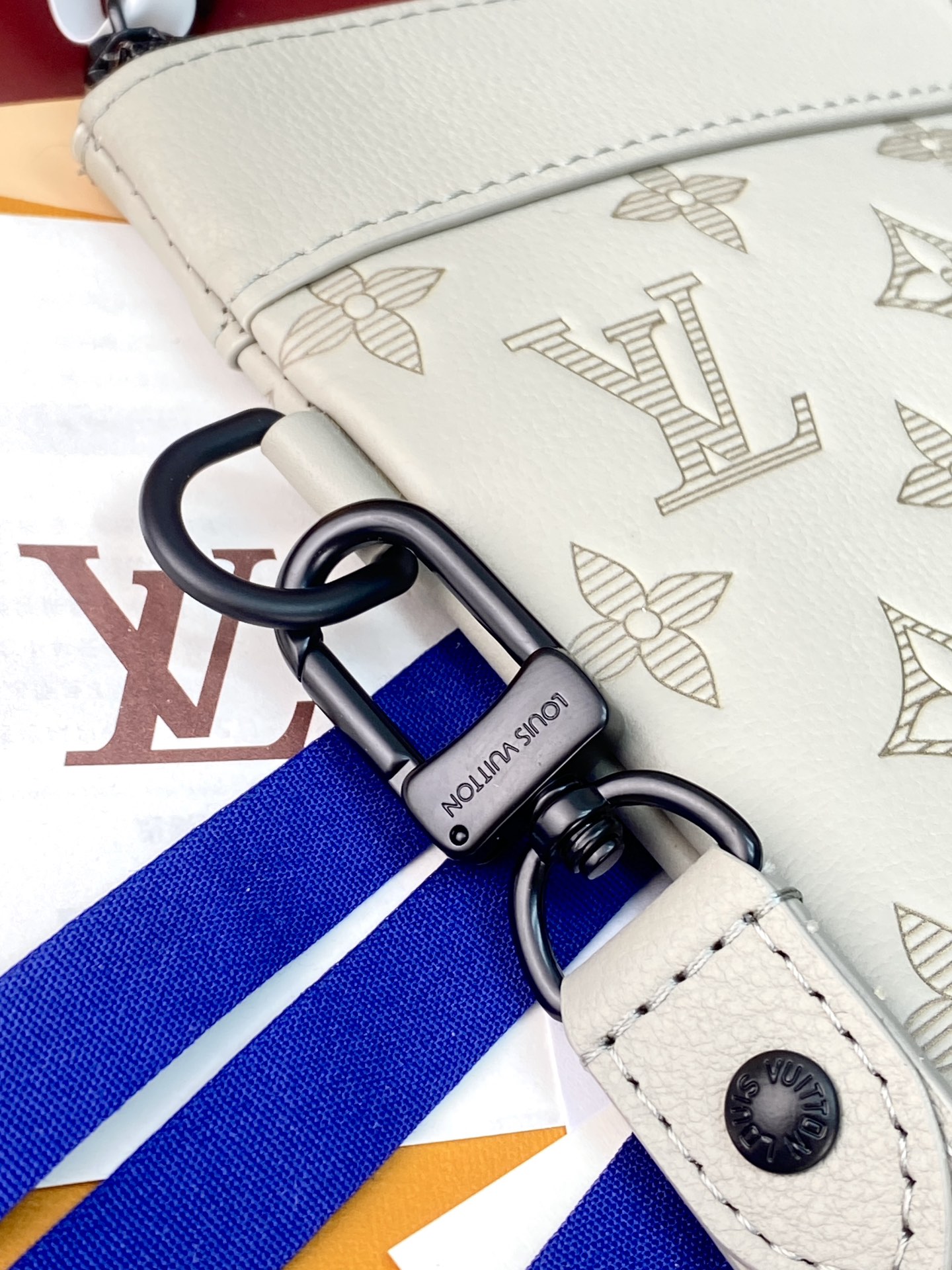 Louis Vuitton Clutch Bag Cow Leather M-s