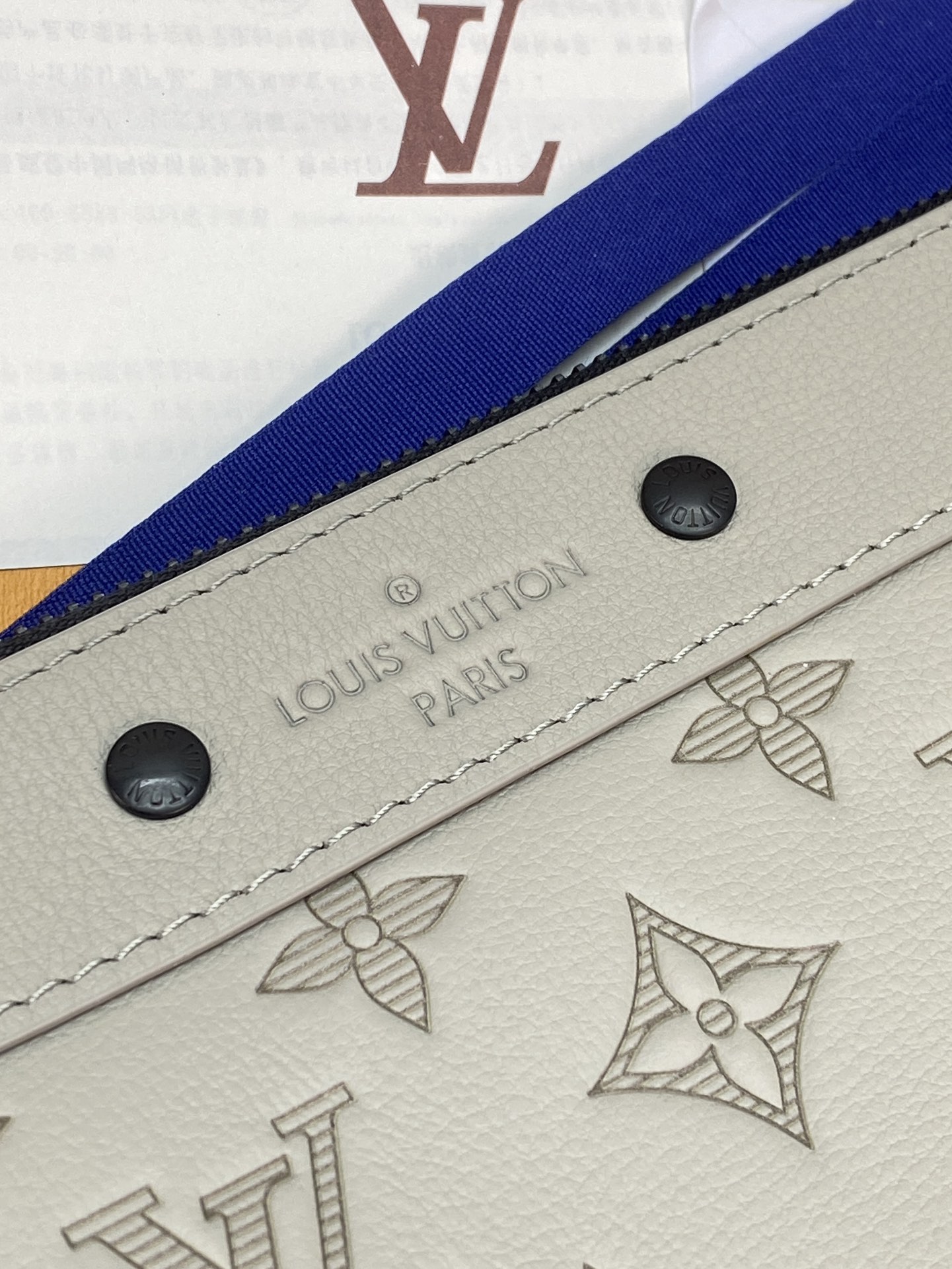 Louis Vuitton Clutch Bag Cow Leather M-s