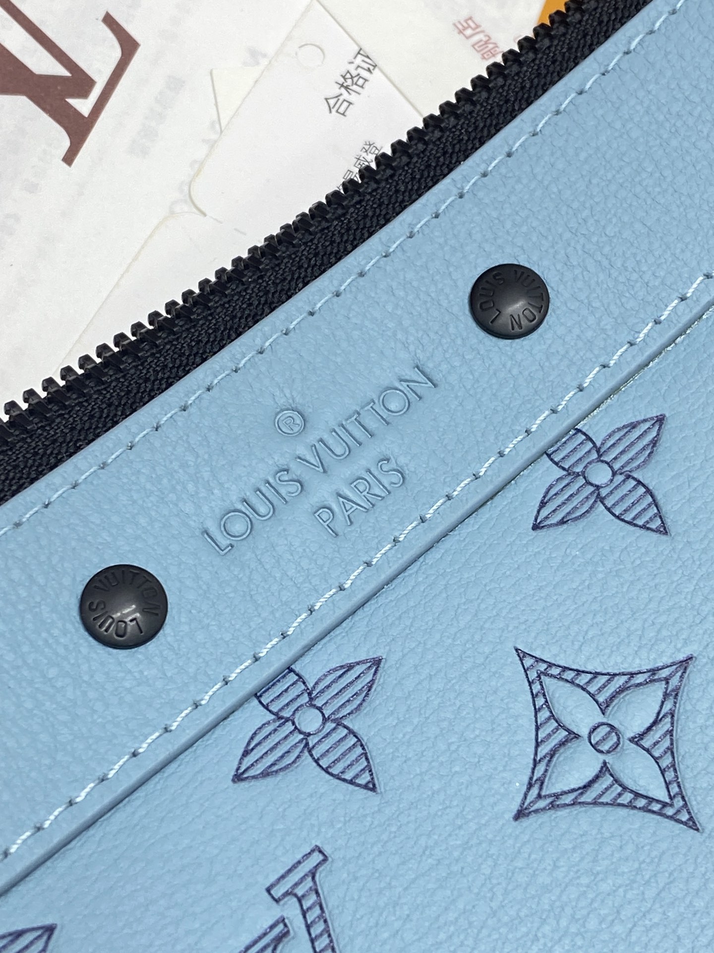 Louis Vuitton Clutch Bag Cow Leather M-s