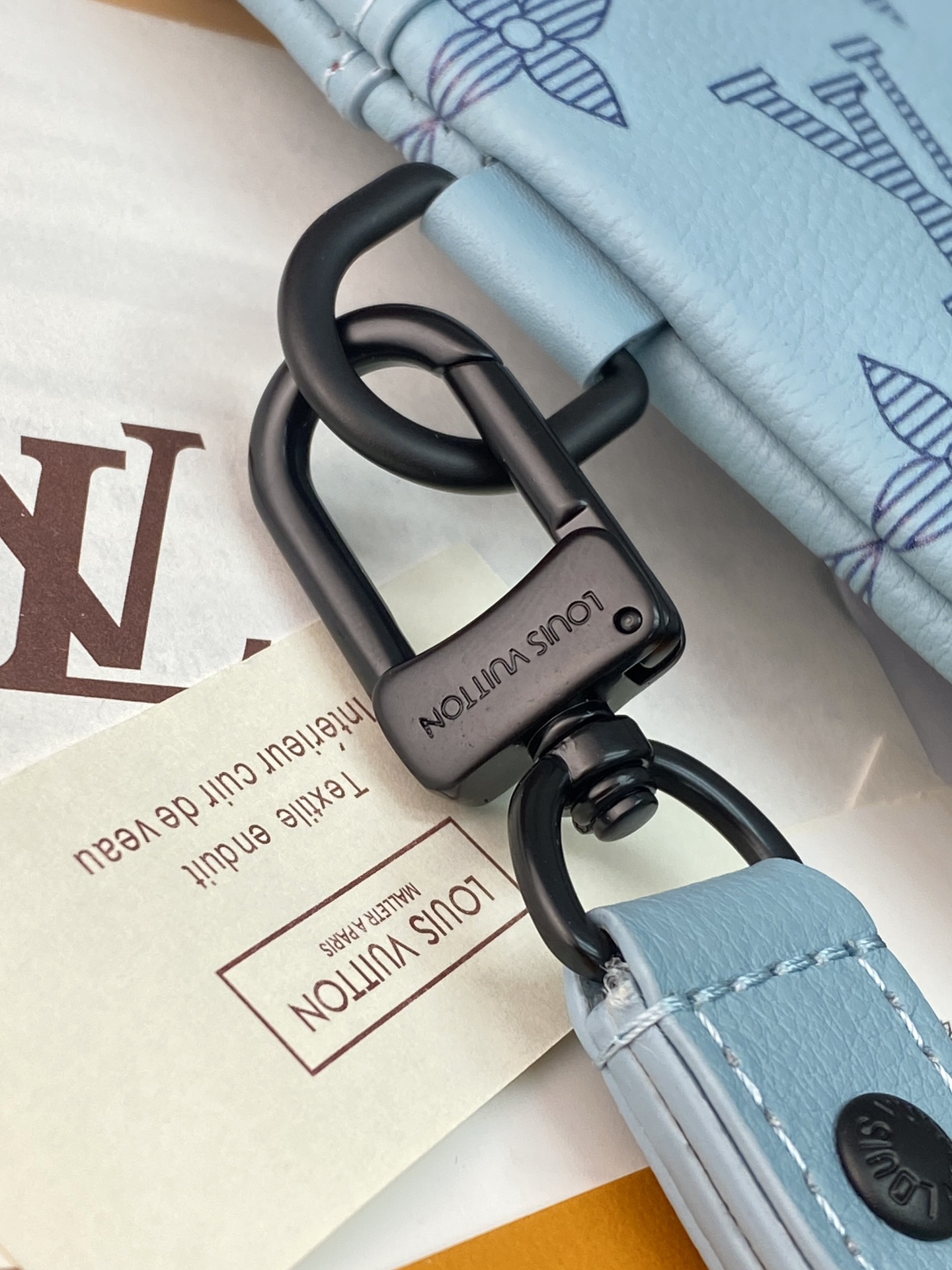 Louis Vuitton Clutch Bag Cow Leather M-s